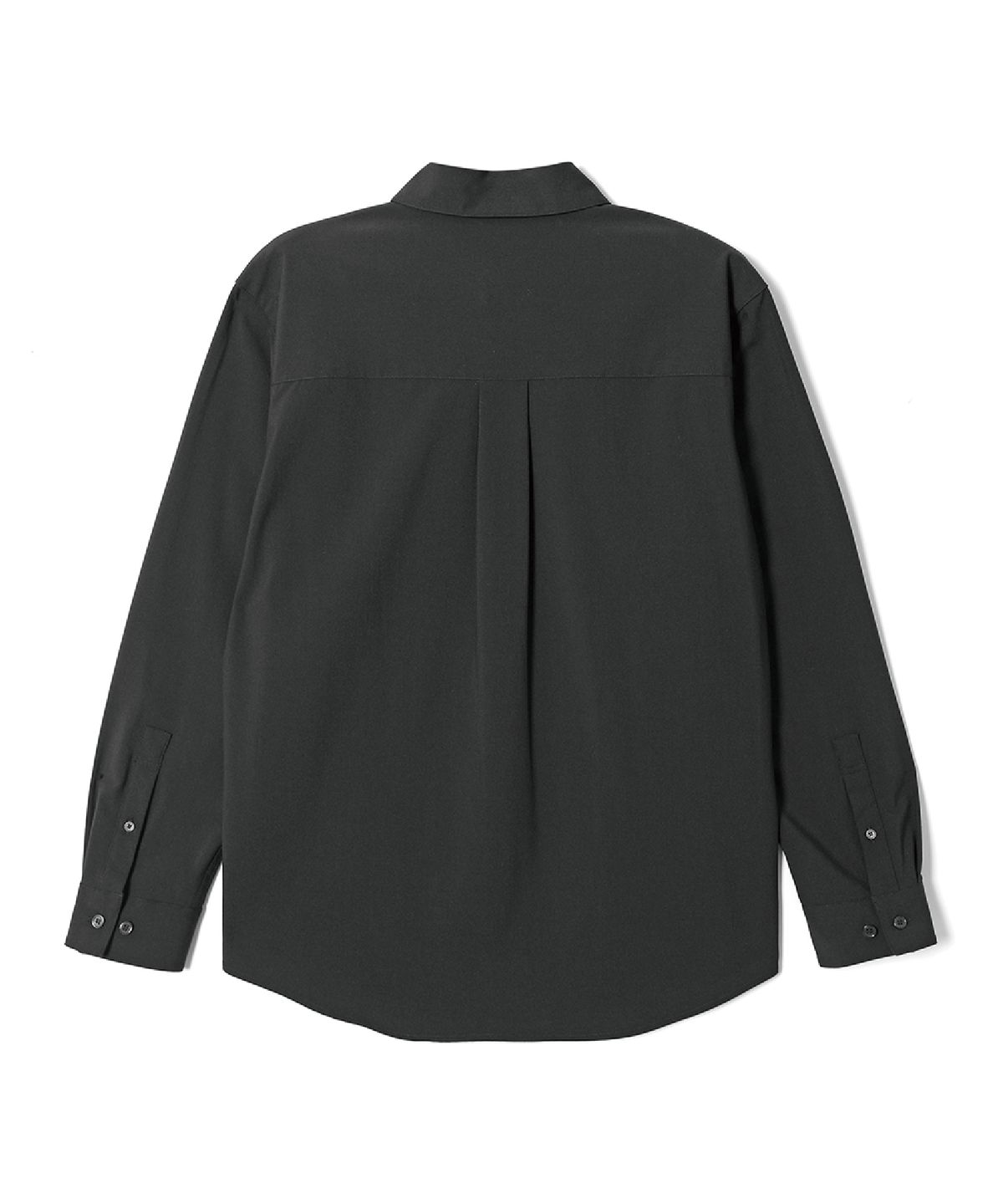 애드호크(ADHOC) 남성 베이직 긴팔 셔츠 (BLACK) (HC8LS30)