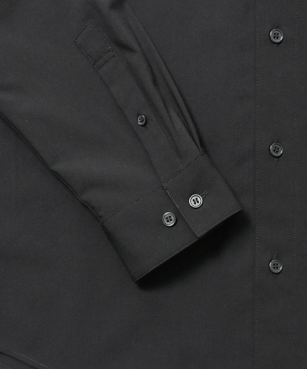 애드호크(ADHOC) 남성 베이직 긴팔 셔츠 (BLACK) (HC8LS30)