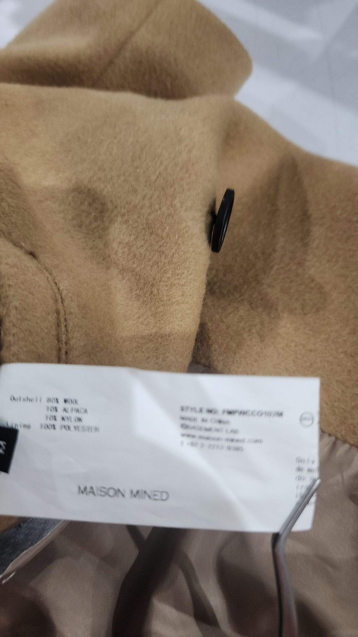 메종미네드(MAISON MINED) 겨울 기타 코트 M