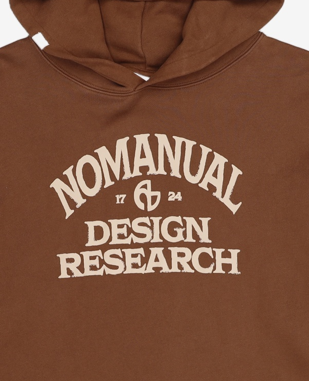 노매뉴얼(NOMANUAL) A.G HOODIE - BROWN XL