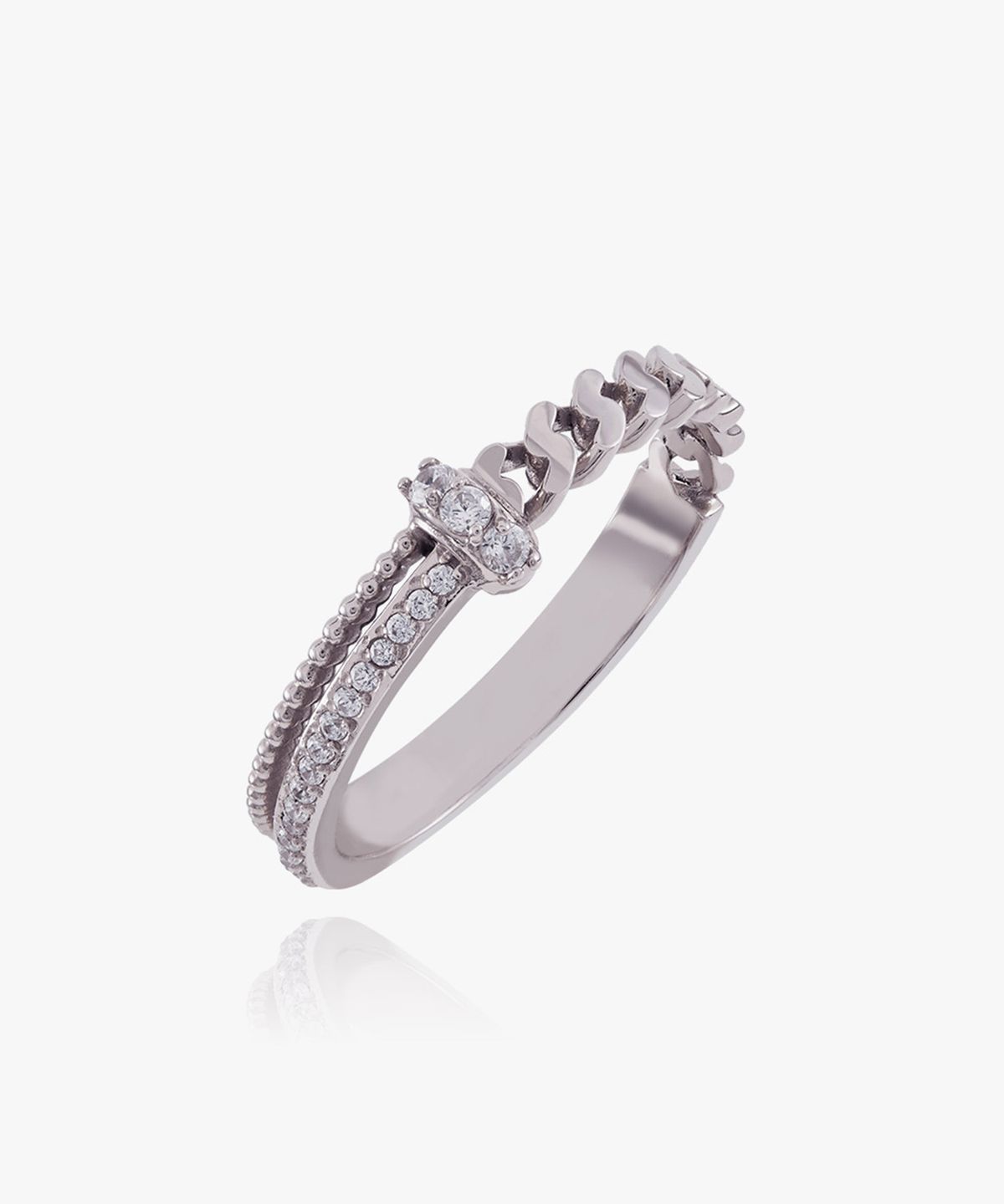엘렌쥬얼리(HELENE JEWELRY) 실버 Silver 925 다이너스티 라인 미스 링 은 반지
