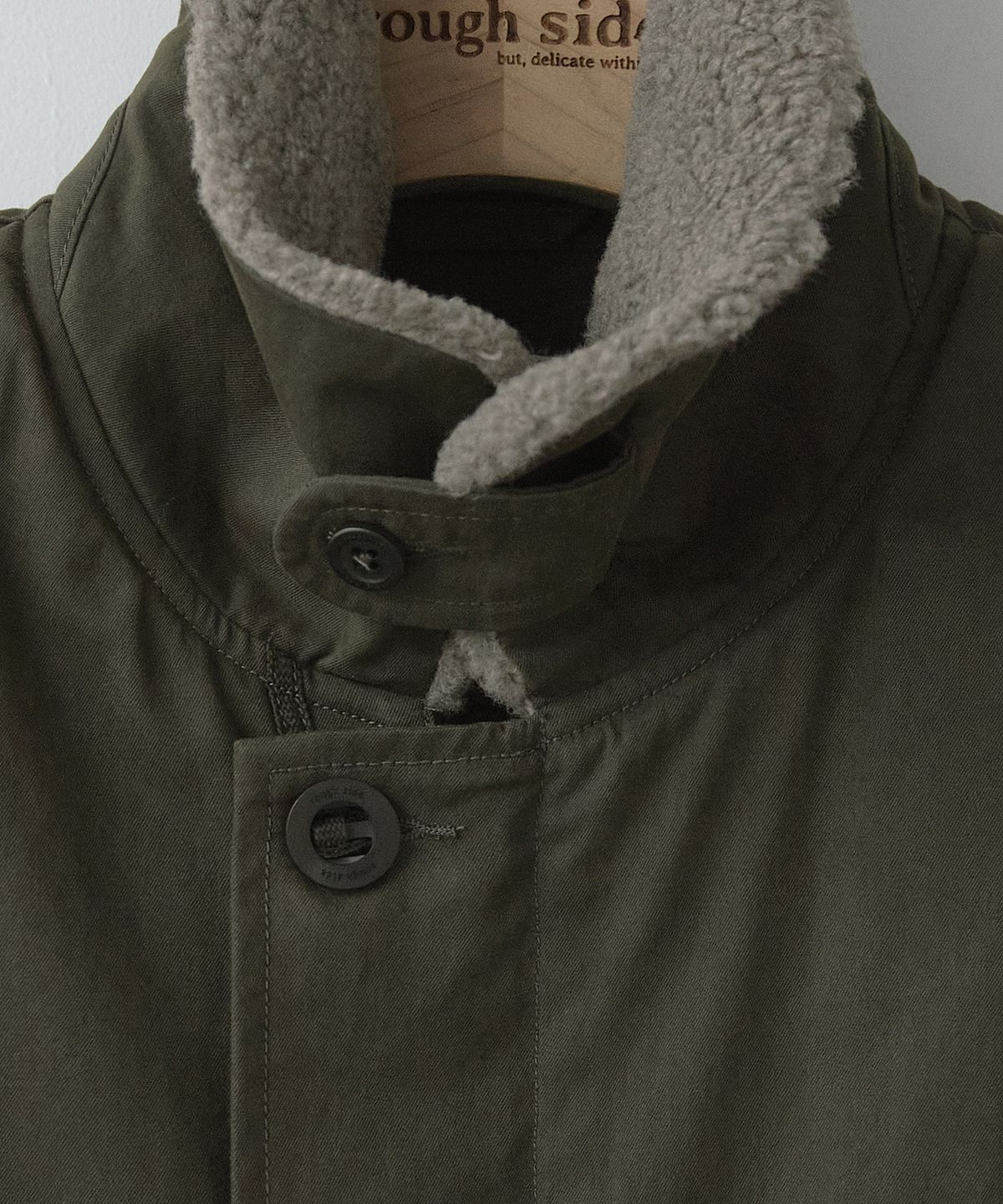 러프사이드(ROUGHSIDE) Deck Parka Bark