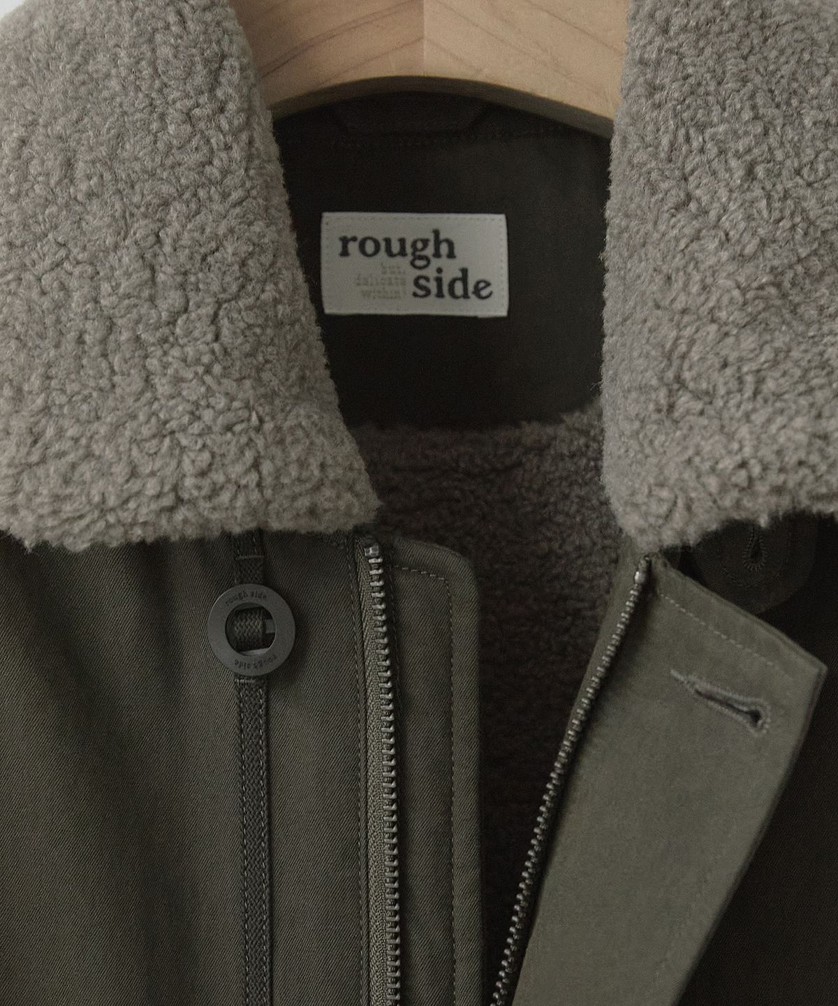 러프사이드(ROUGHSIDE) Deck Parka Bark