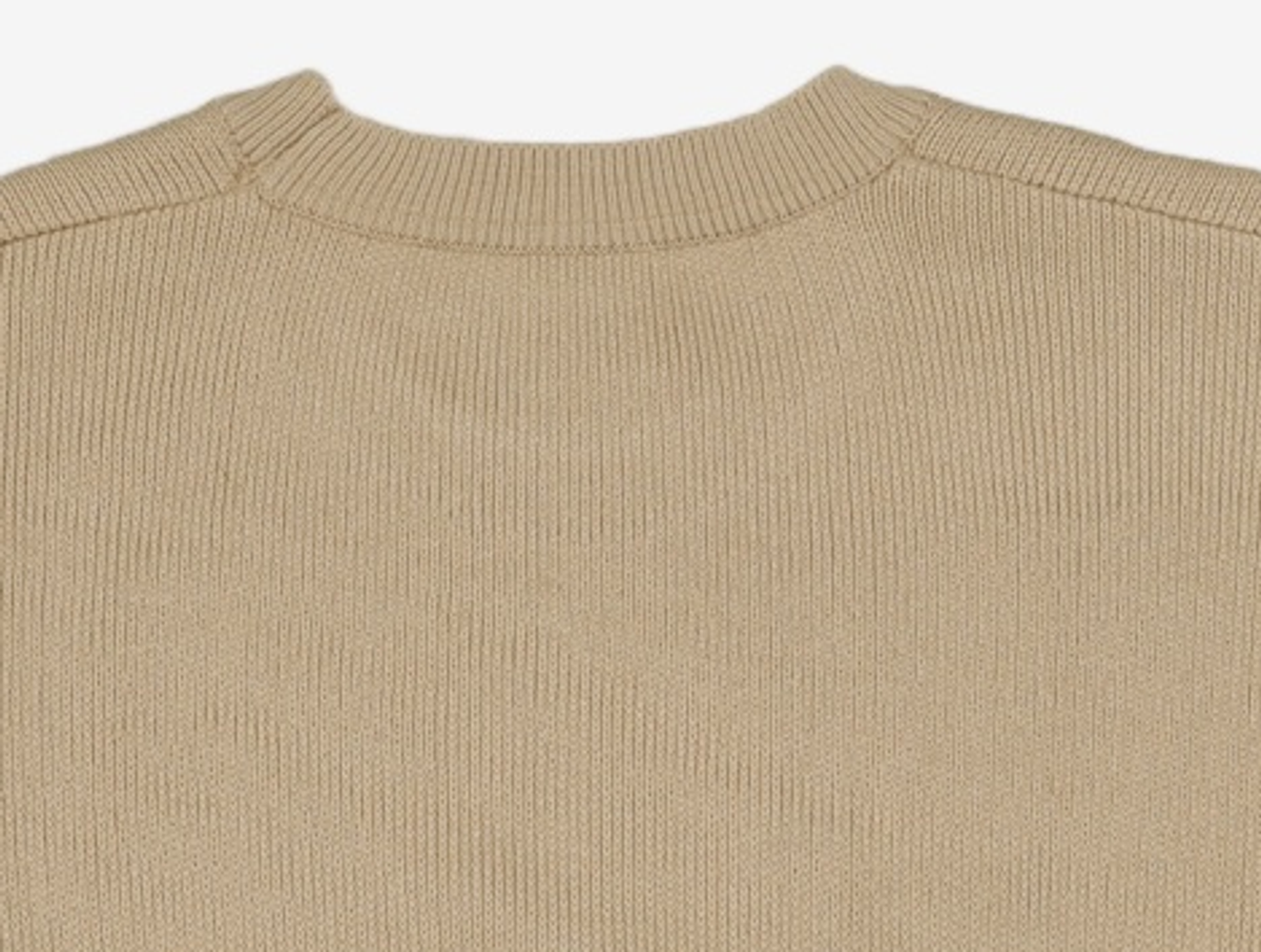 미니멀프로젝트(MINIMALPROJECT) 소프트 오버핏 라운드 니트 MNT101 [BEIGE] XL