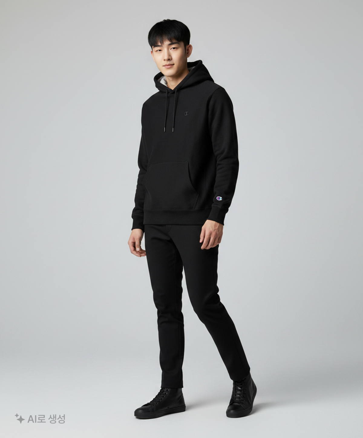 챔피온(CHAMPION) (S0889) 파워블렌드 후드티 L