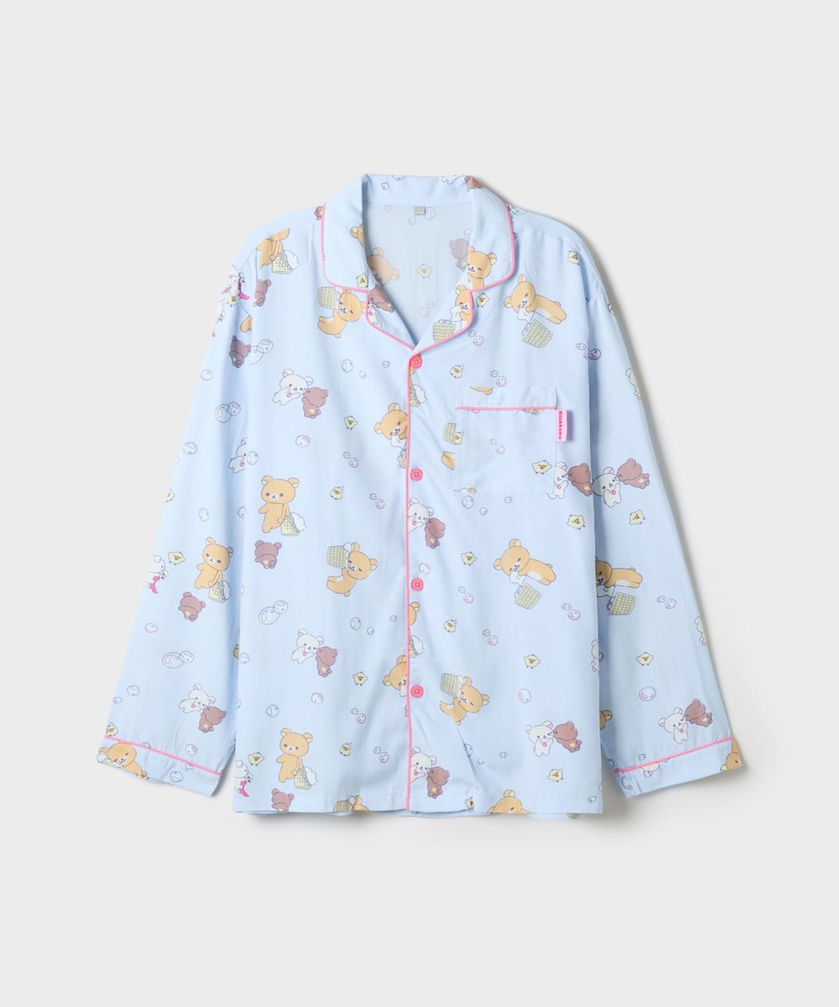 스파오(SPAO) [리락쿠마] 긴팔 파자마(Light Blue)_SPPPG49U06