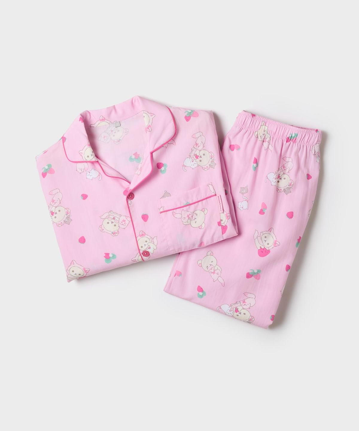 스파오(SPAO) [리락쿠마] 긴팔 파자마(Pink)_SPPPG49U06