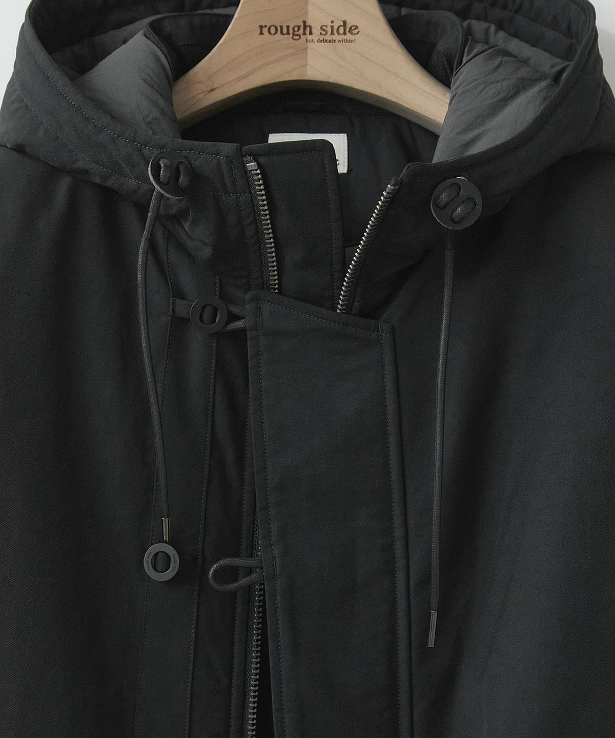 러프사이드(ROUGHSIDE) Snorkel Parka (Insulation) Ash Black