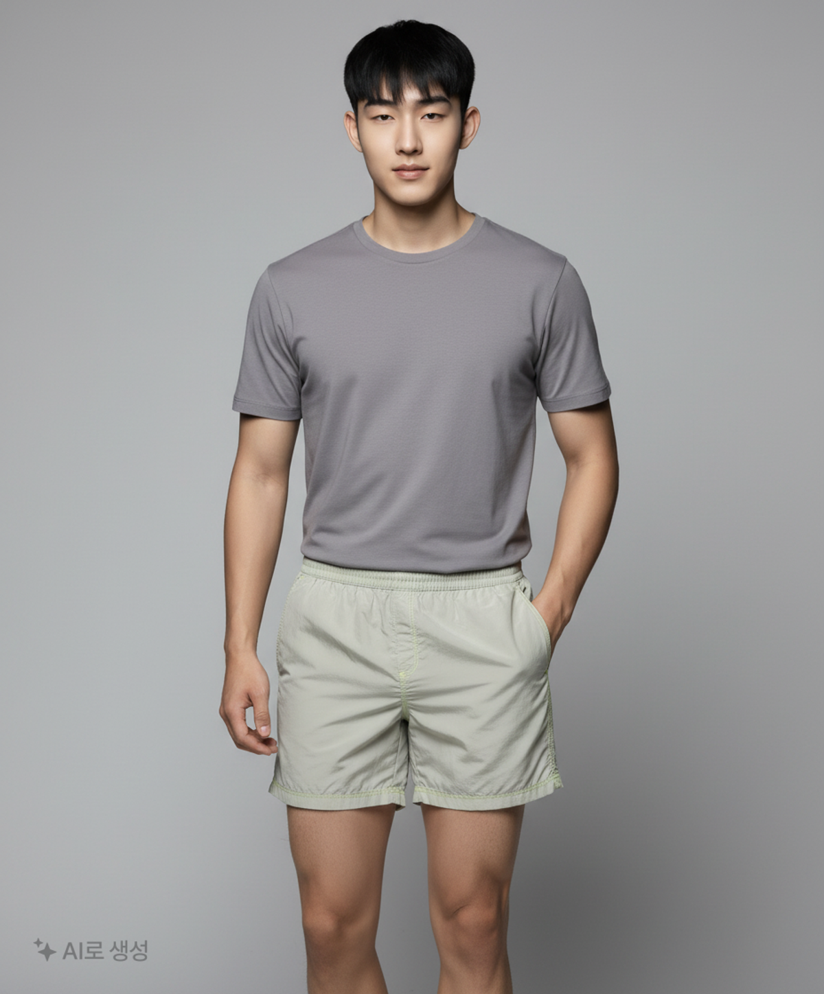 무신사 스탠다드(MUSINSA STANDARD) 나일론 이지 쇼츠_7.5인치 [애시드 그린] 38