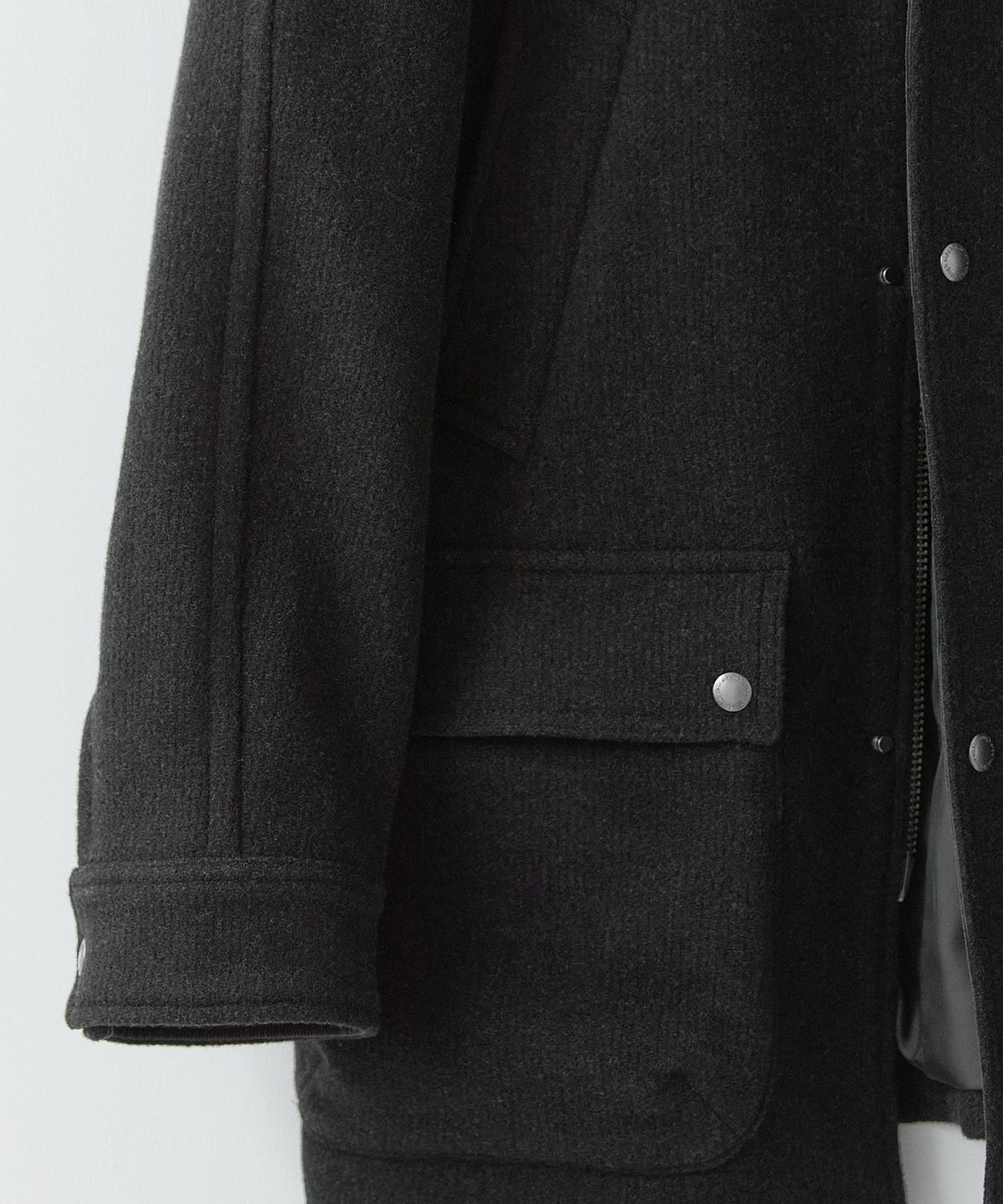 러프사이드(ROUGHSIDE) Range Coat Ash Black
