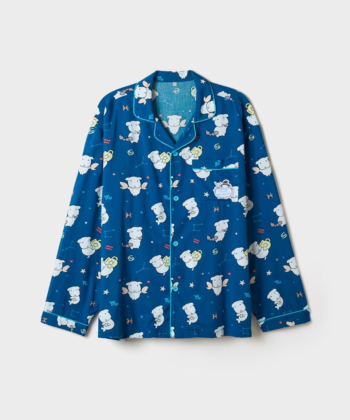 스파오(SPAO) [가나디] 긴팔 파자마(Navy)_SPPPG49U07