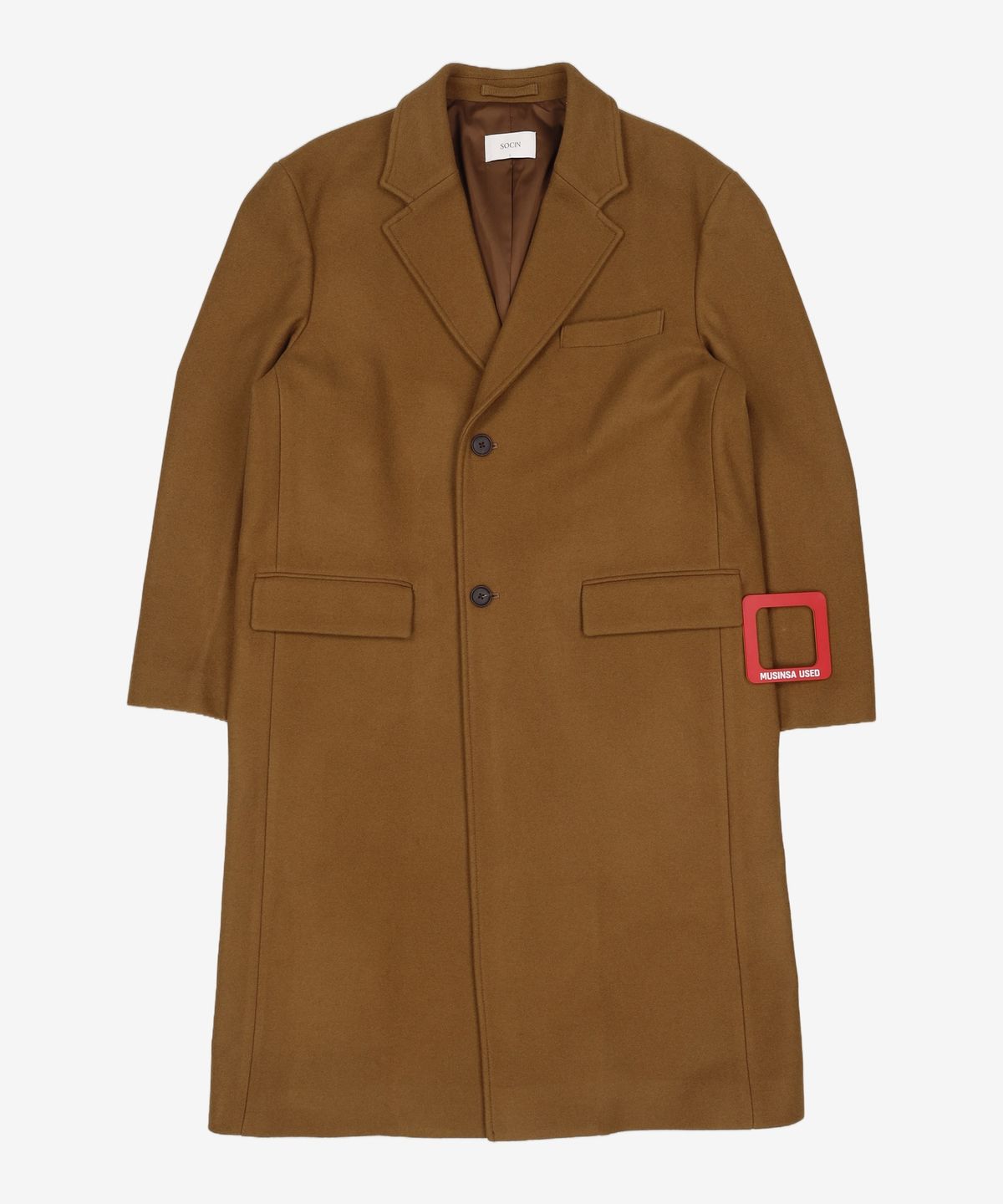 소신(SOCIN) Melton Wool Chester Coat (Camel) L