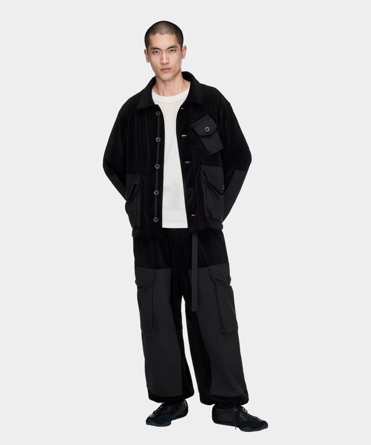 와이쓰리(Y-3) (M) 비스코스 유틸리티 블루종 블랙 VC UT BLSN BLACK