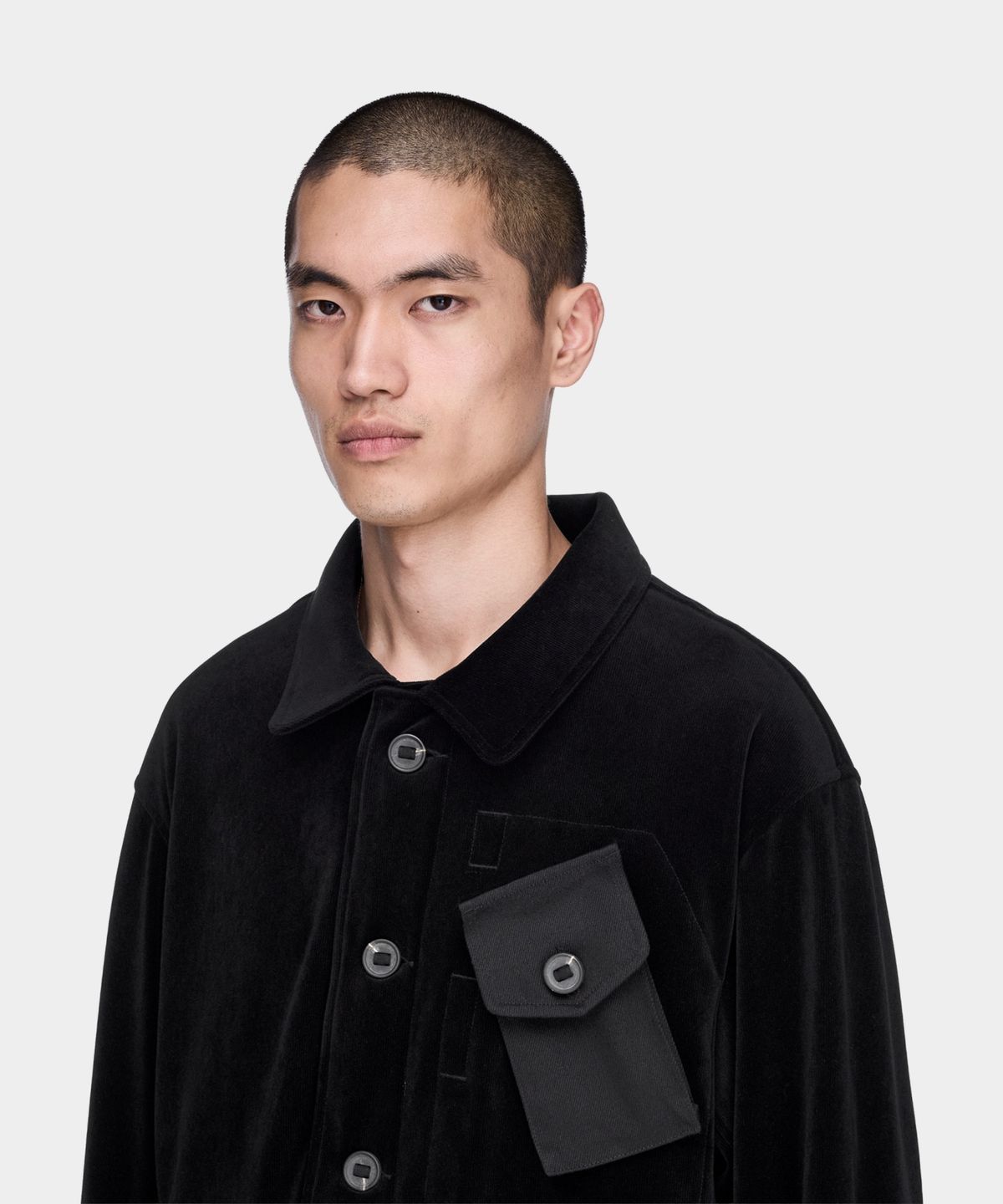 와이쓰리(Y-3) (M) 비스코스 유틸리티 블루종 블랙 VC UT BLSN BLACK