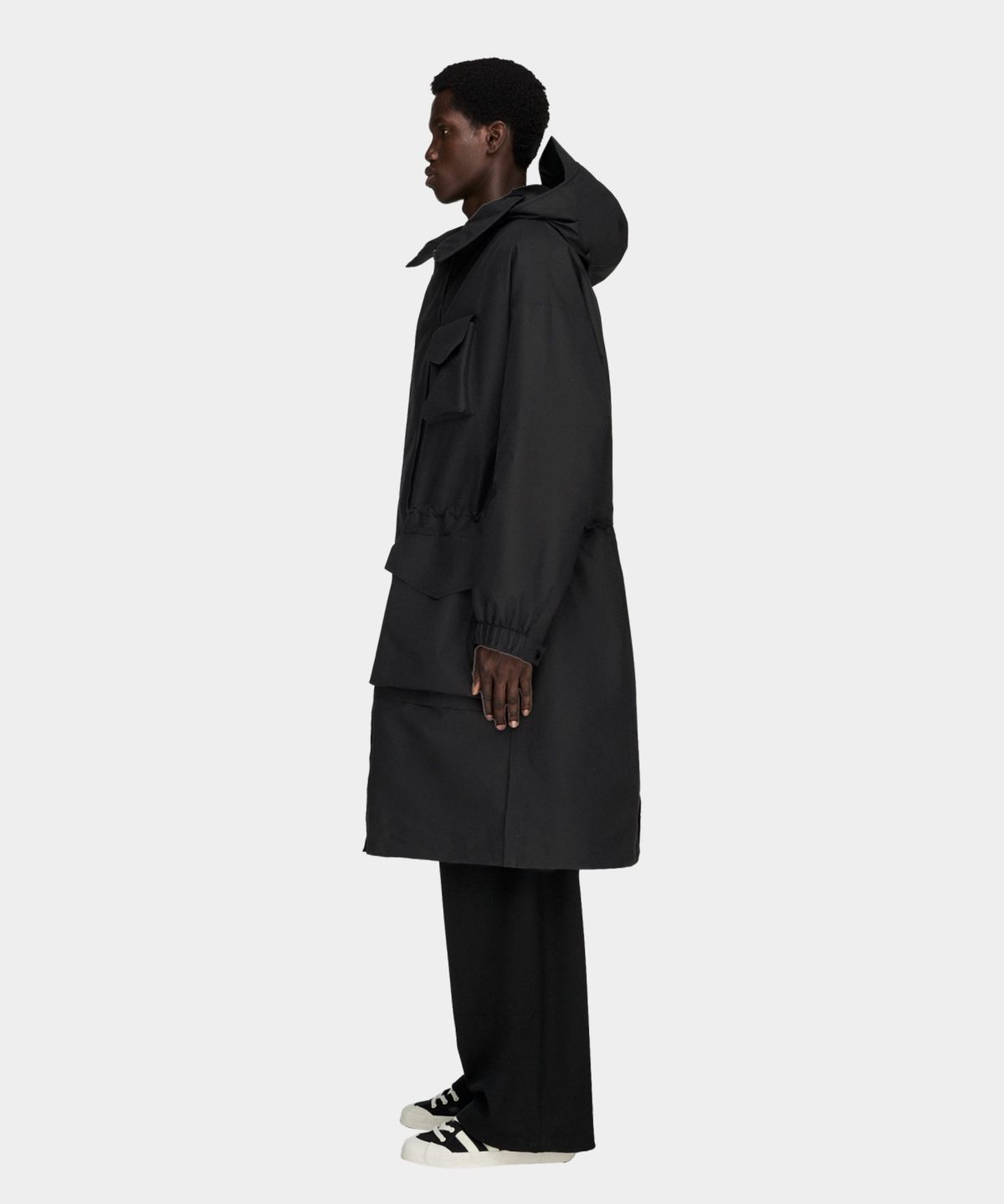 와이쓰리(Y-3) (M) 고어텍스 코트 블랙 M GTX COAT BLACK