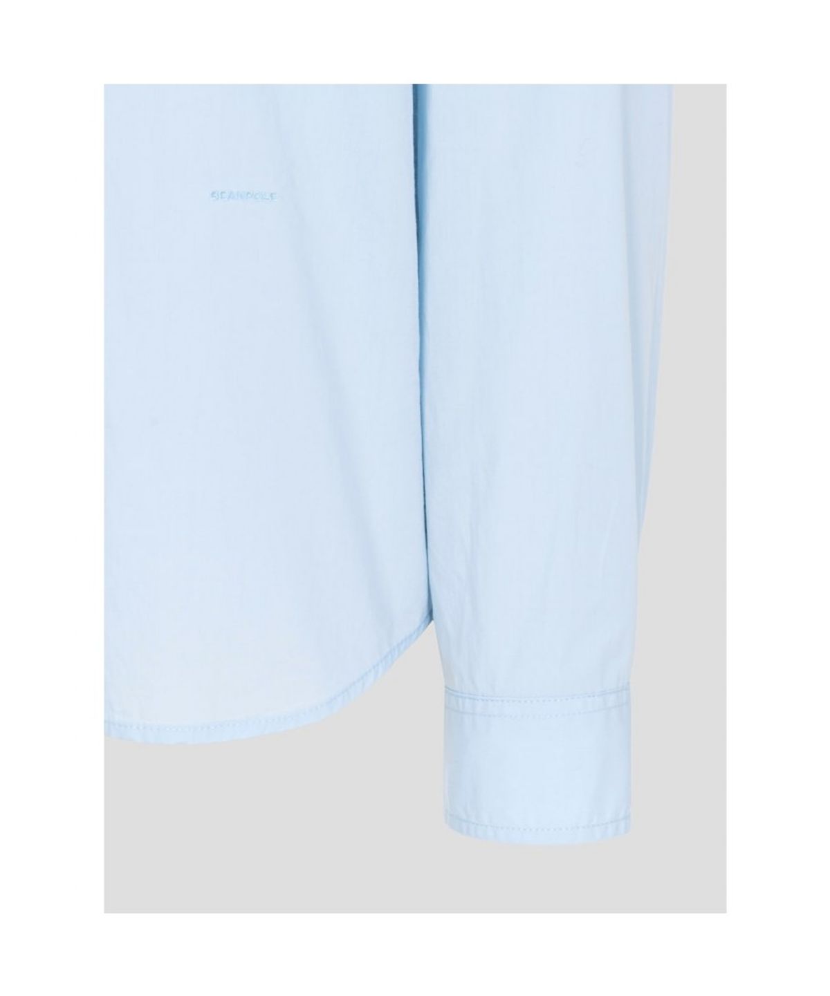 빈폴 레이디스(BEANPOLE LADIES) [Essential] 포플린 솔리드 릴랙스핏 셔츠  스카이 블루