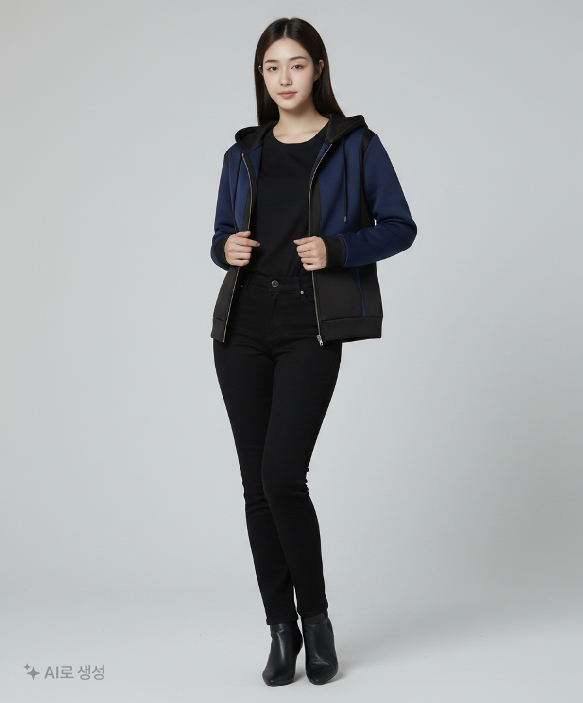 포에버21(FOREVER21) 후드 집업 XS