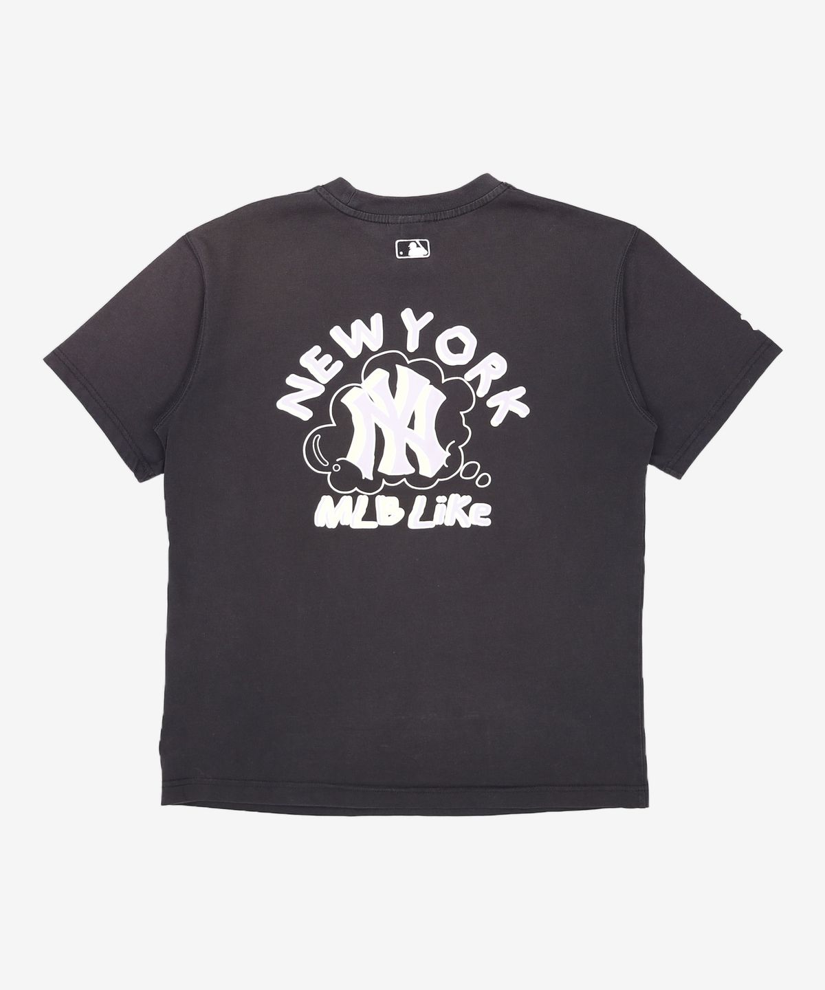 엠엘비(MLB) LIKE 팝콘 오버핏 반팔 티셔츠 NY (BLACK) S