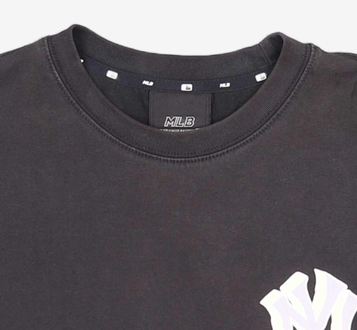 엠엘비(MLB) LIKE 팝콘 오버핏 반팔 티셔츠 NY (BLACK) S