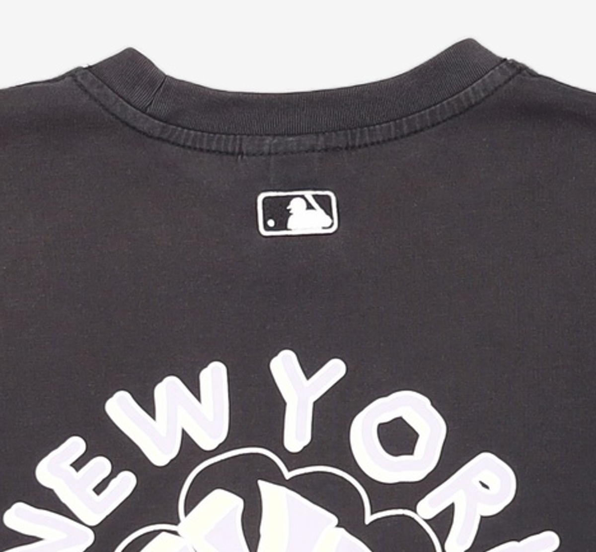 엠엘비(MLB) LIKE 팝콘 오버핏 반팔 티셔츠 NY (BLACK) S
