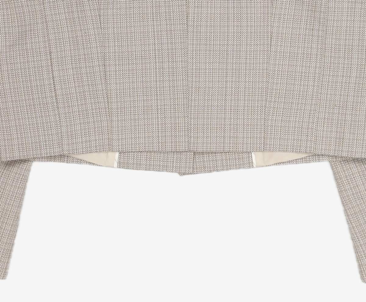 미쏘(MIXXO) 테일러드 싱글 크롭 자켓 MIWJKD301B S