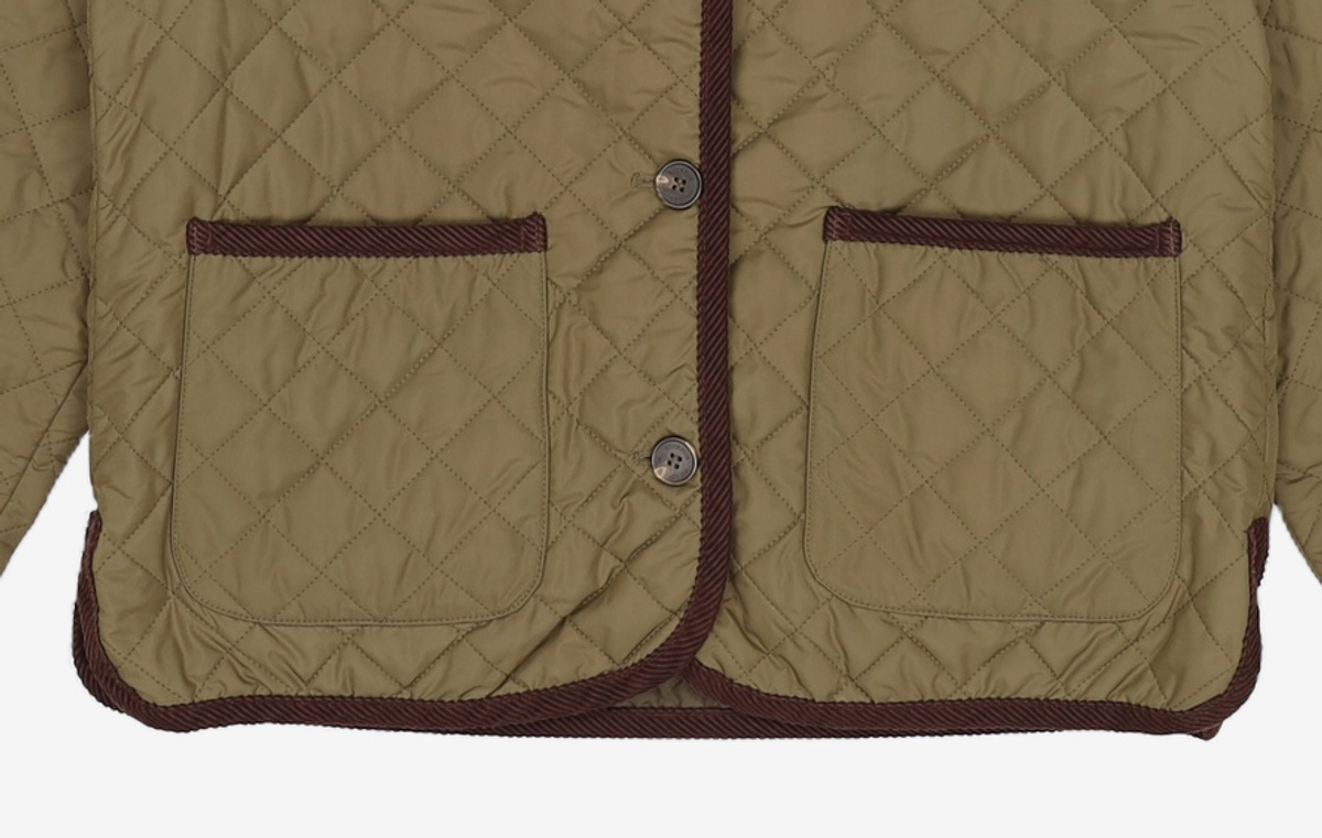 락피쉬웨더웨어(ROCKFISH WEATHERWEAR) 클래식 퀼티드 자켓 - KHAKI S