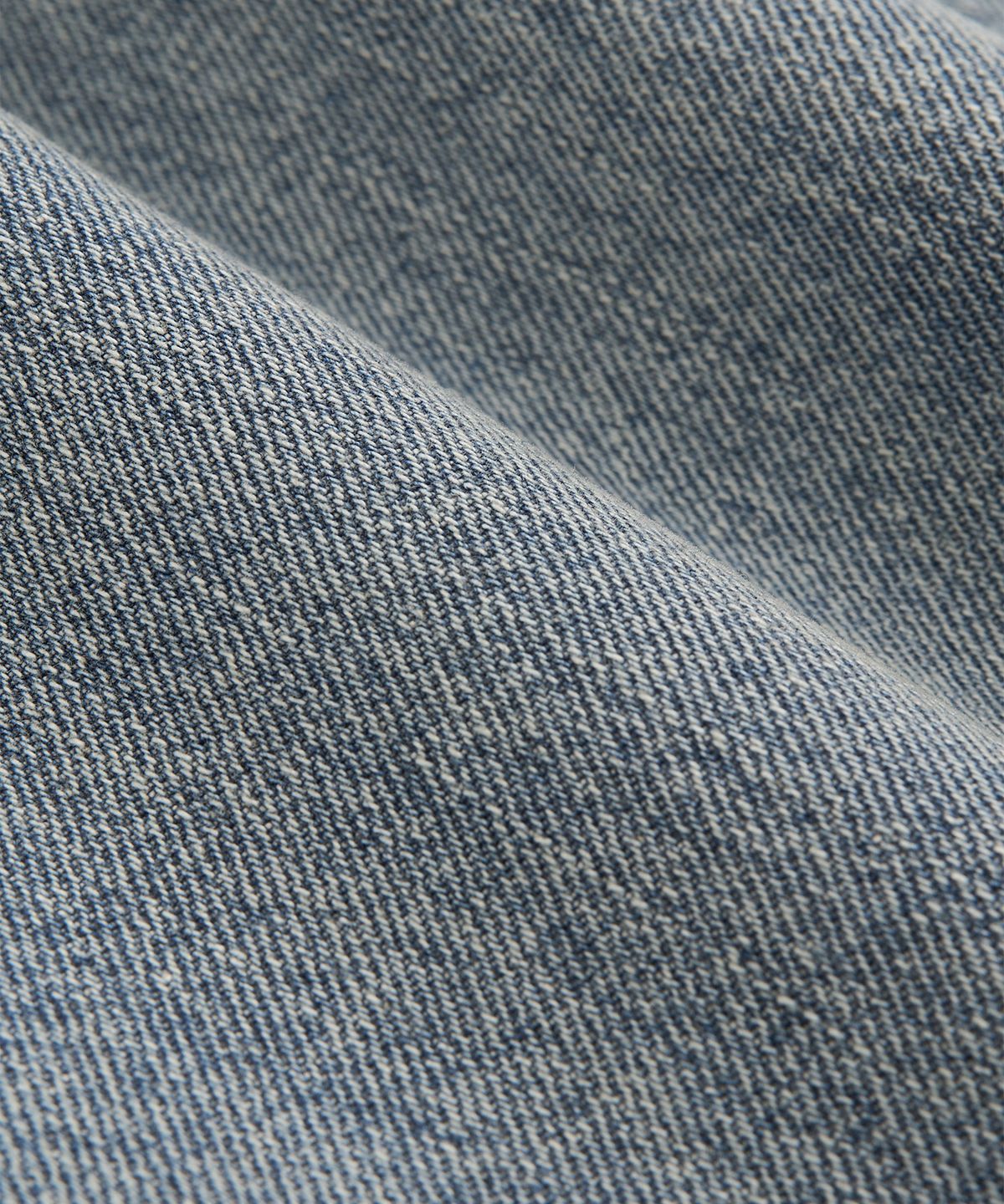 페플리(PEPLEE) Double Back Pocket Damage Denim Pants (Blue)