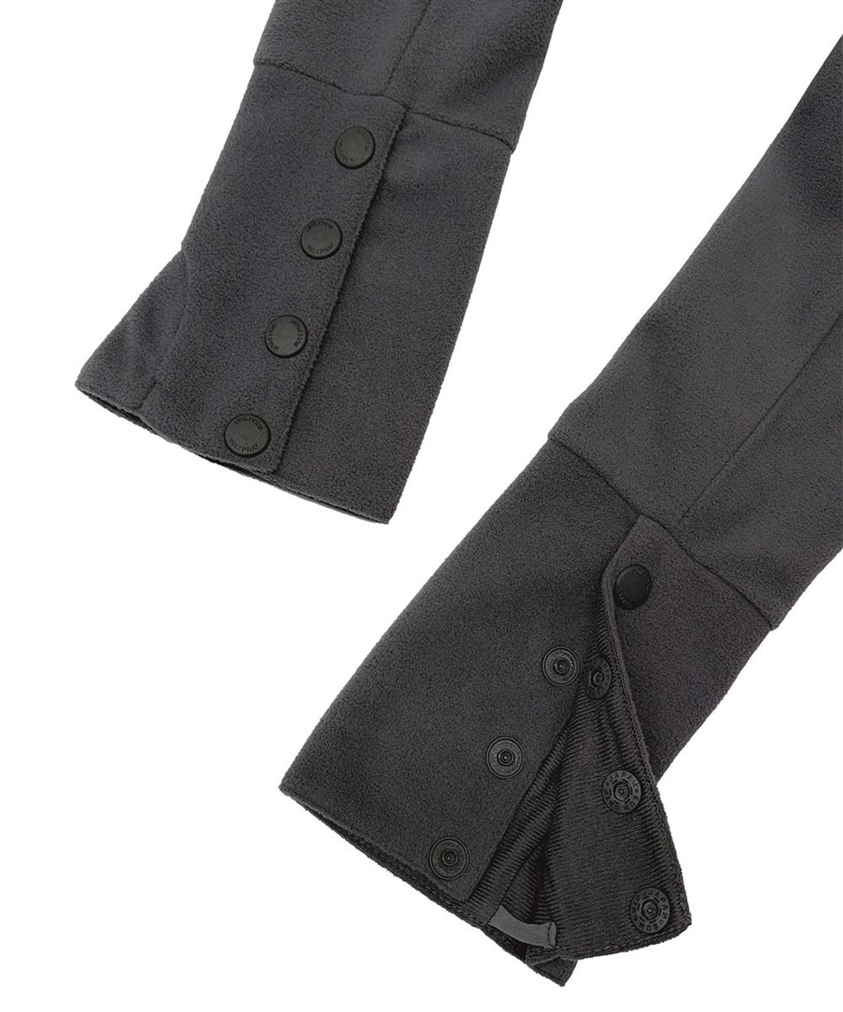 스컬프터(SCULPTOR) Hooded Zip-Up Fleece Jacket Charcoal