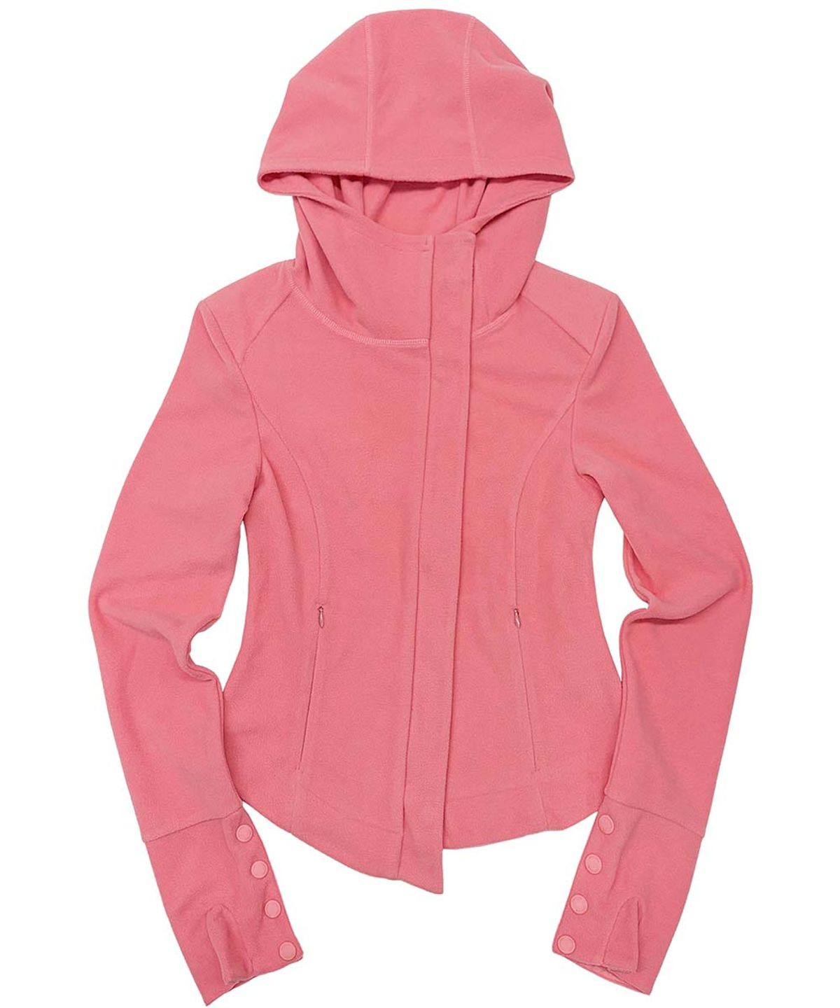 스컬프터(SCULPTOR) Hooded Zip-Up Fleece Jacket Coral
