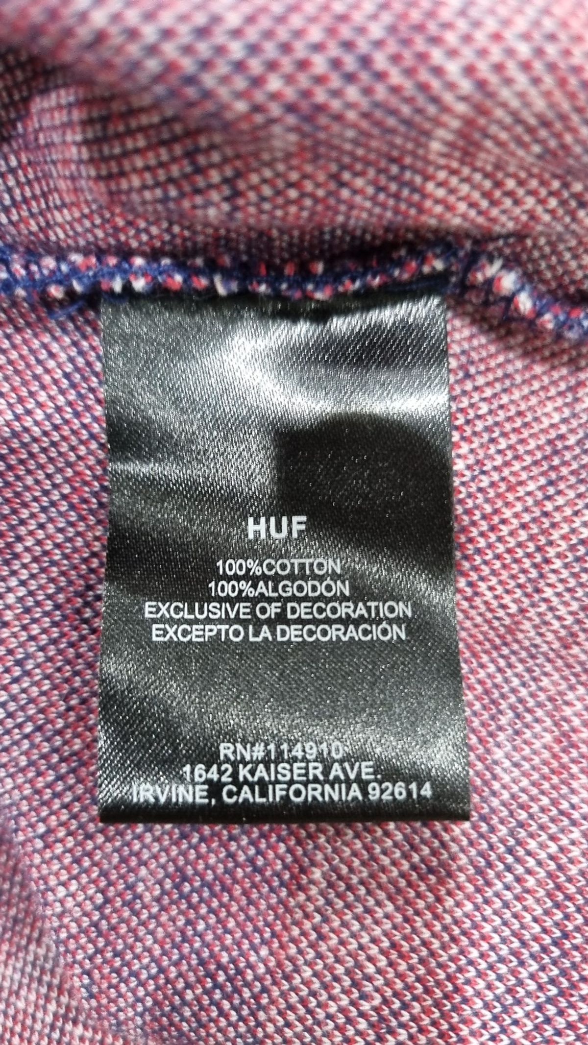 허프(HUF) 반소매 티셔츠 M