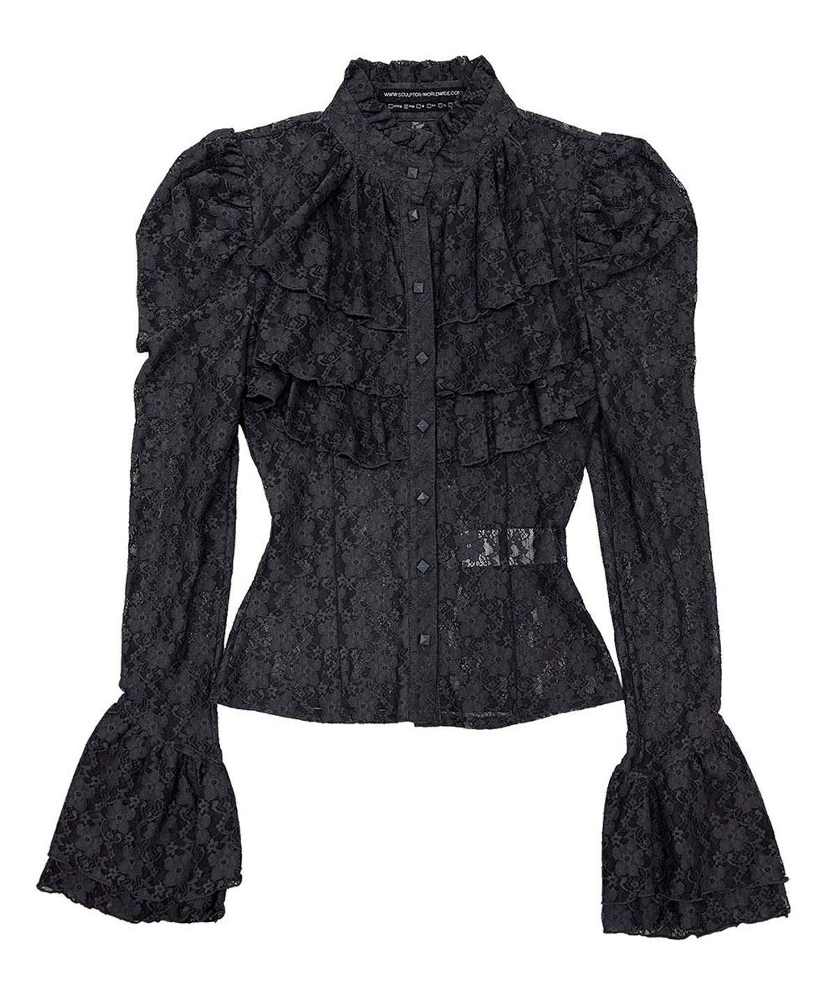 스컬프터(SCULPTOR) Victorian Blouse Dirty Plum