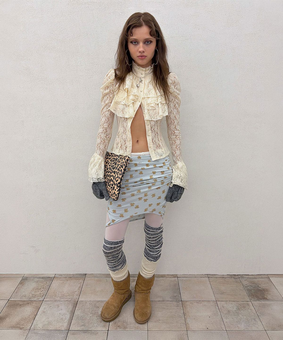 스컬프터(SCULPTOR) Victorian Blouse Raw