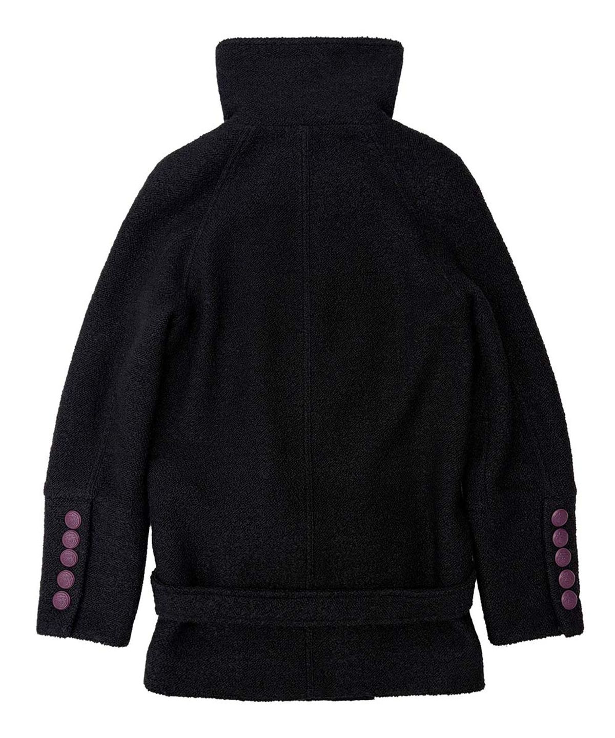 스컬프터(SCULPTOR) Wool Trench Half Coat Black
