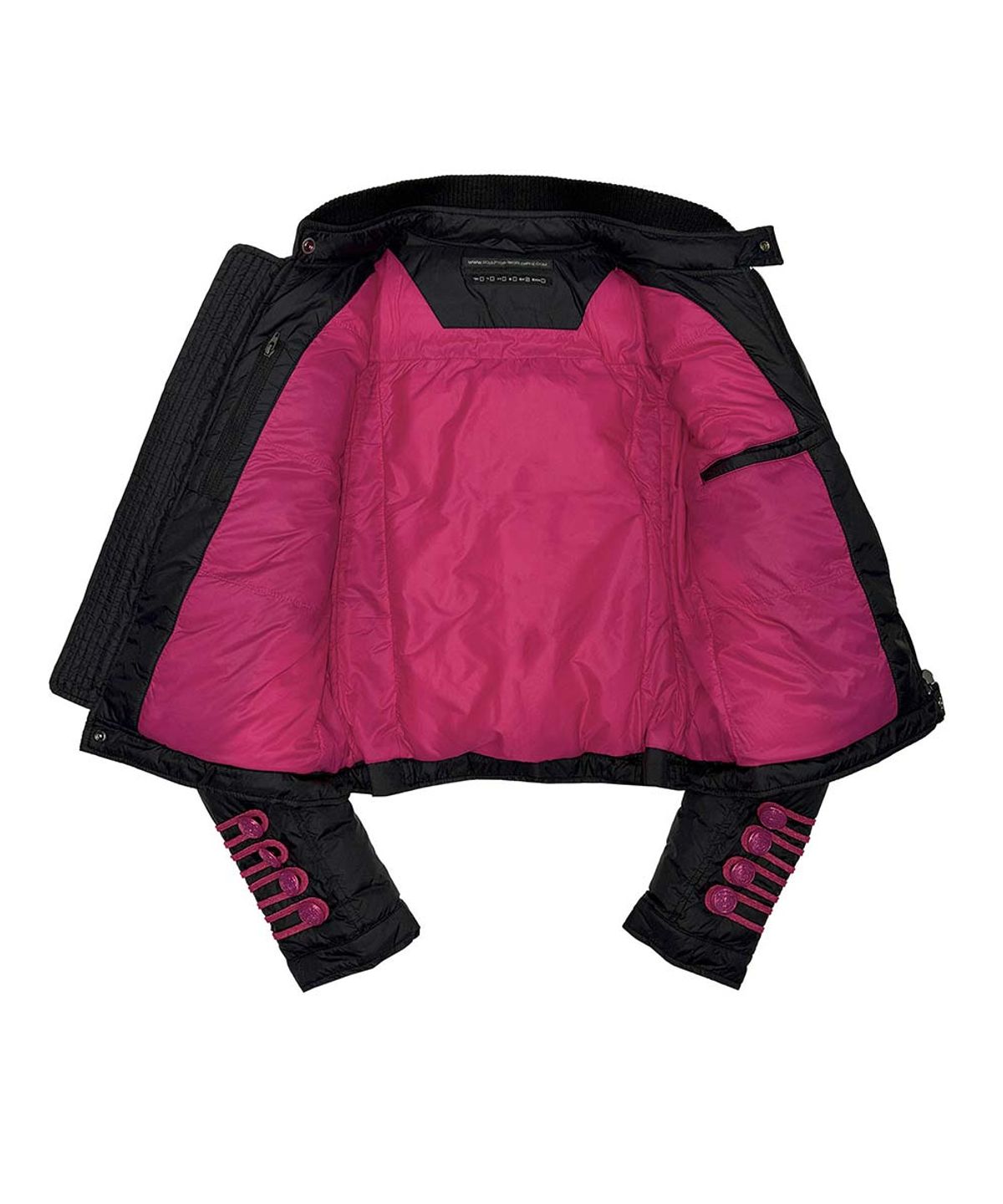 스컬프터(SCULPTOR) Napoleon Puffer Jacket Black/Pink