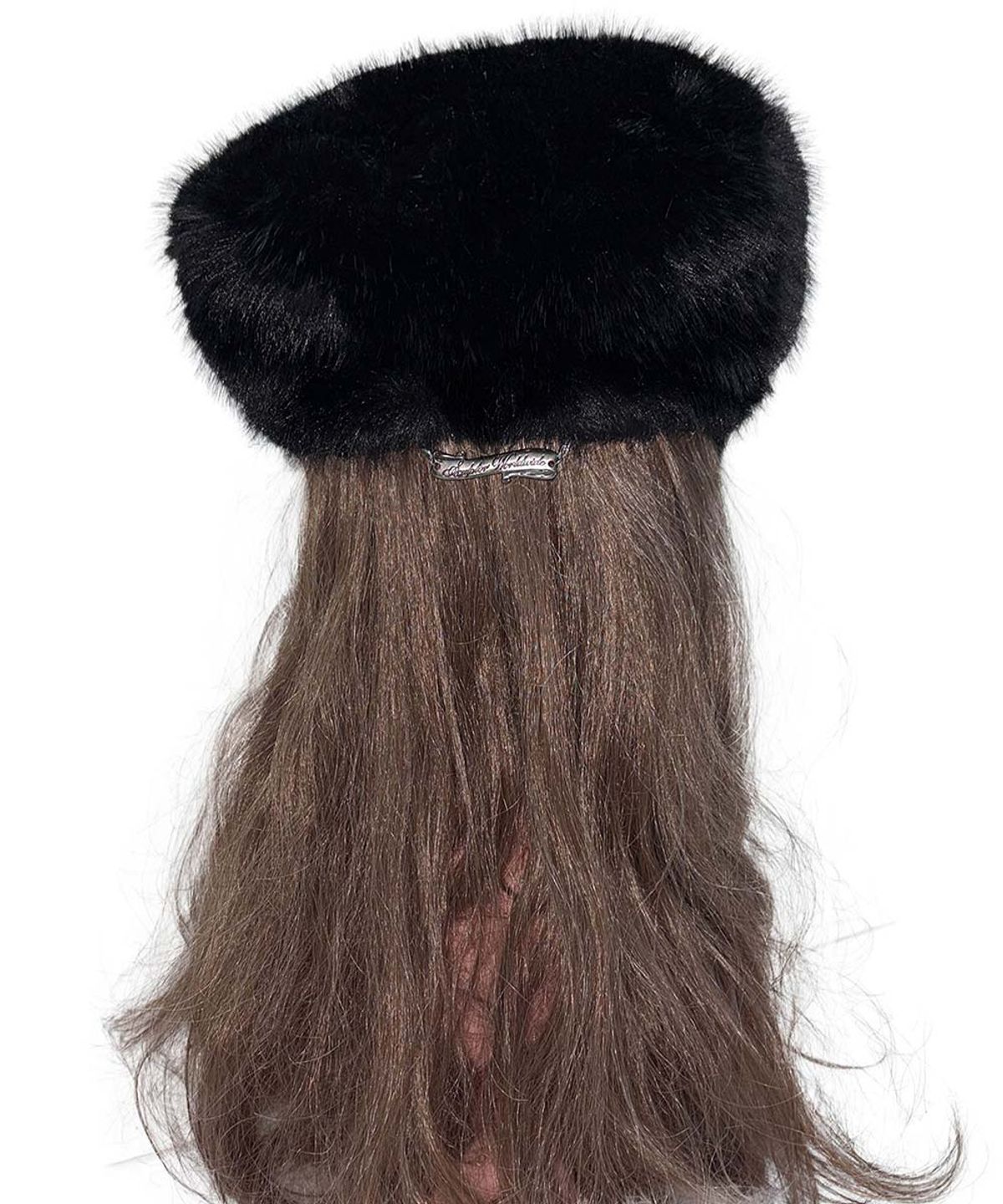 스컬프터(SCULPTOR) Chunky Fur Newsboy Cap Black
