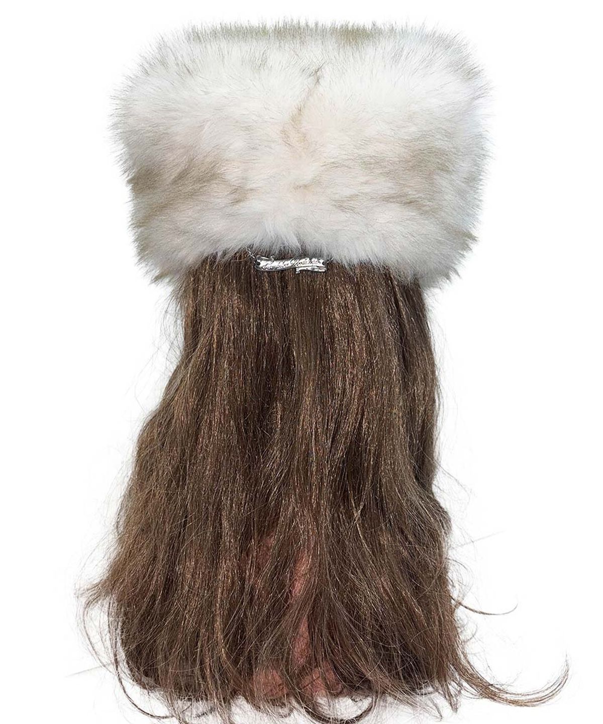 스컬프터(SCULPTOR) Chunky Fur Newsboy Cap White