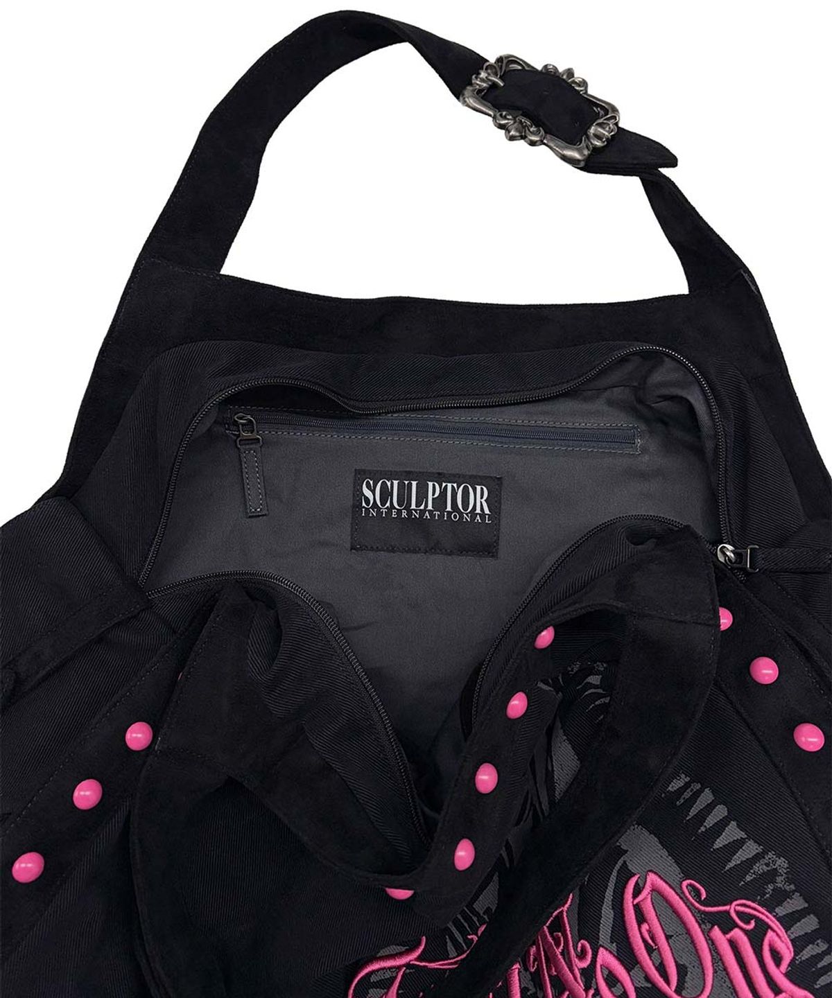 스컬프터(SCULPTOR) Faithless Stud Bag Black