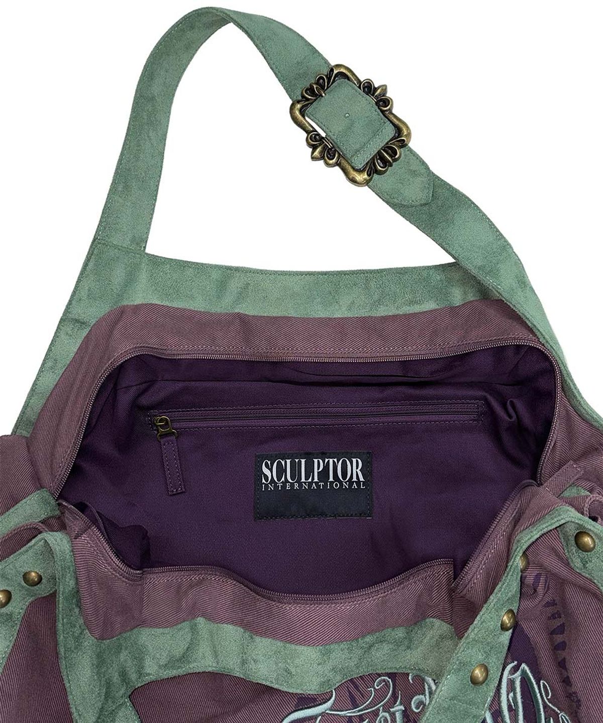 스컬프터(SCULPTOR) Faithless Stud Bag Purple