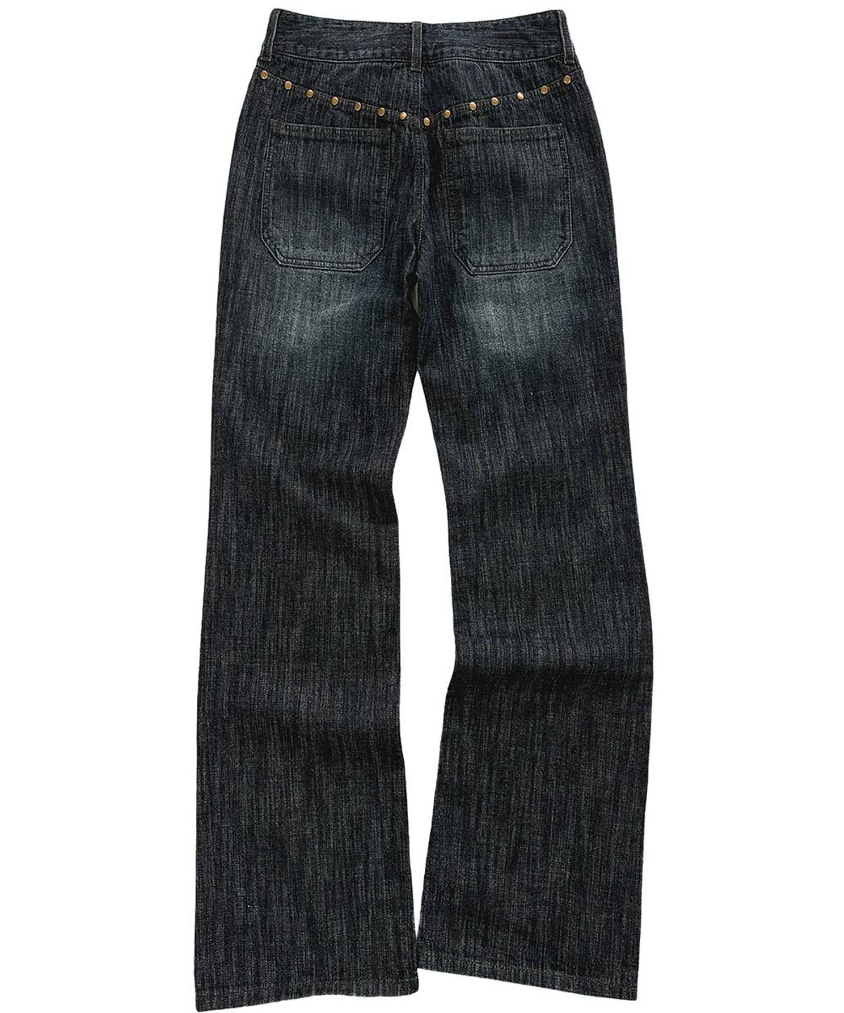 스컬프터(SCULPTOR) Stud Straight Jeans Faded Black