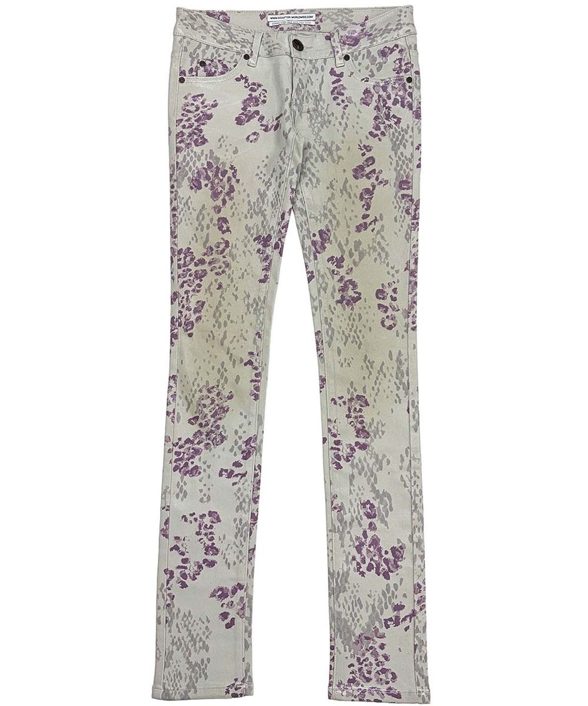 스컬프터(SCULPTOR) Wet Skinny Jeans Sage