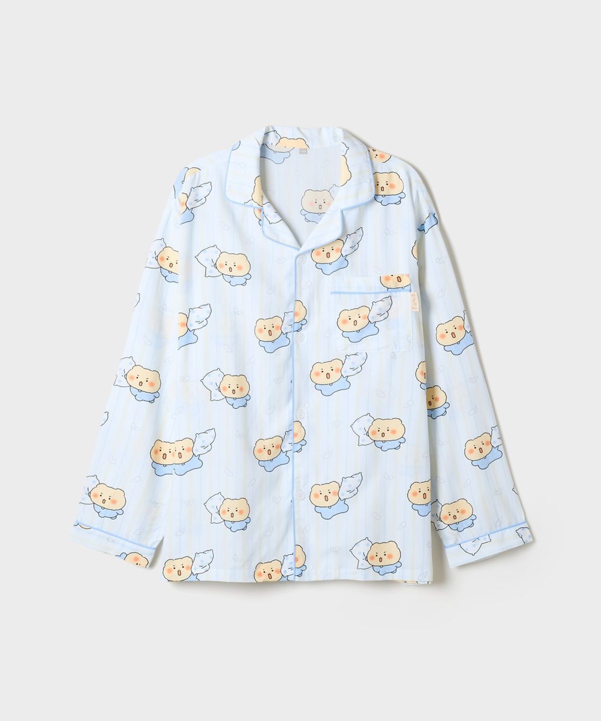 스파오(SPAO) [망그러진곰] 긴팔 파자마(Light Blue)_SPPPG49U03