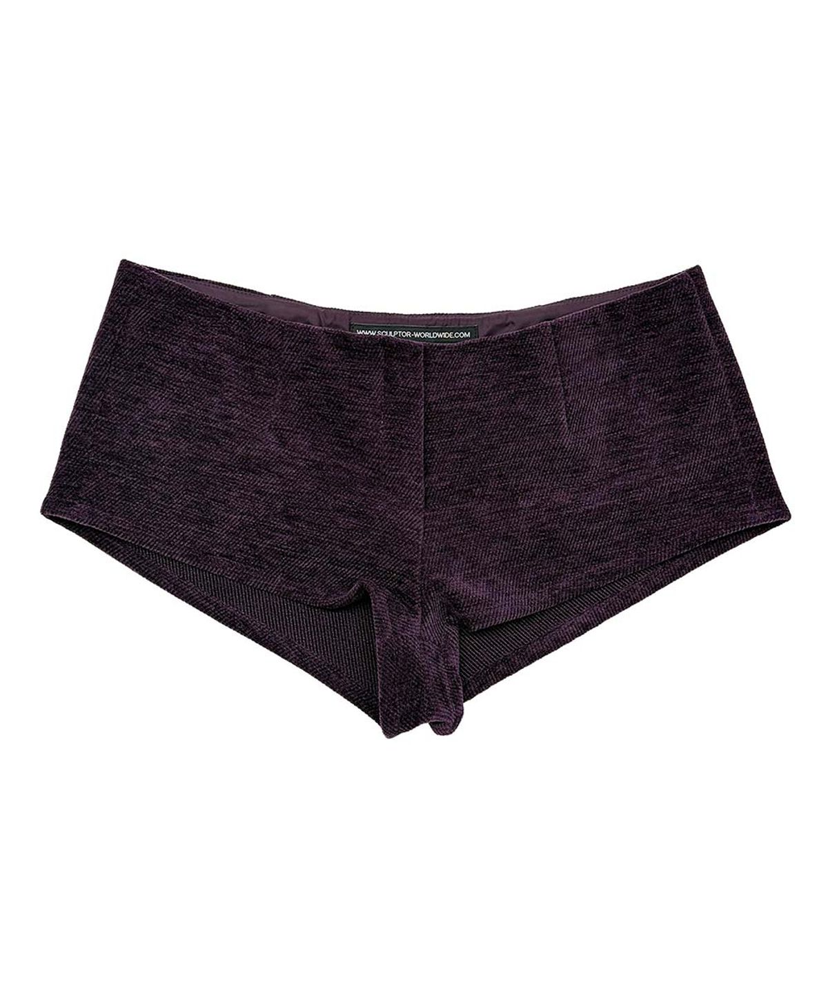 스컬프터(SCULPTOR) Corduroy Micro Shorts Deep Plum