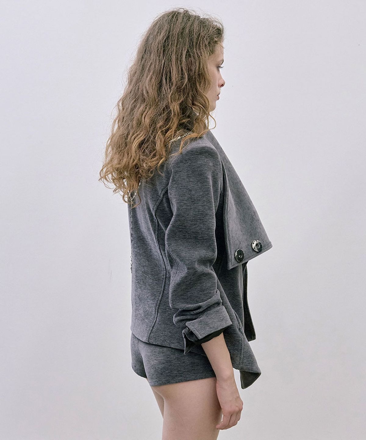 스컬프터(SCULPTOR) Corduroy Micro Shorts Charcoal