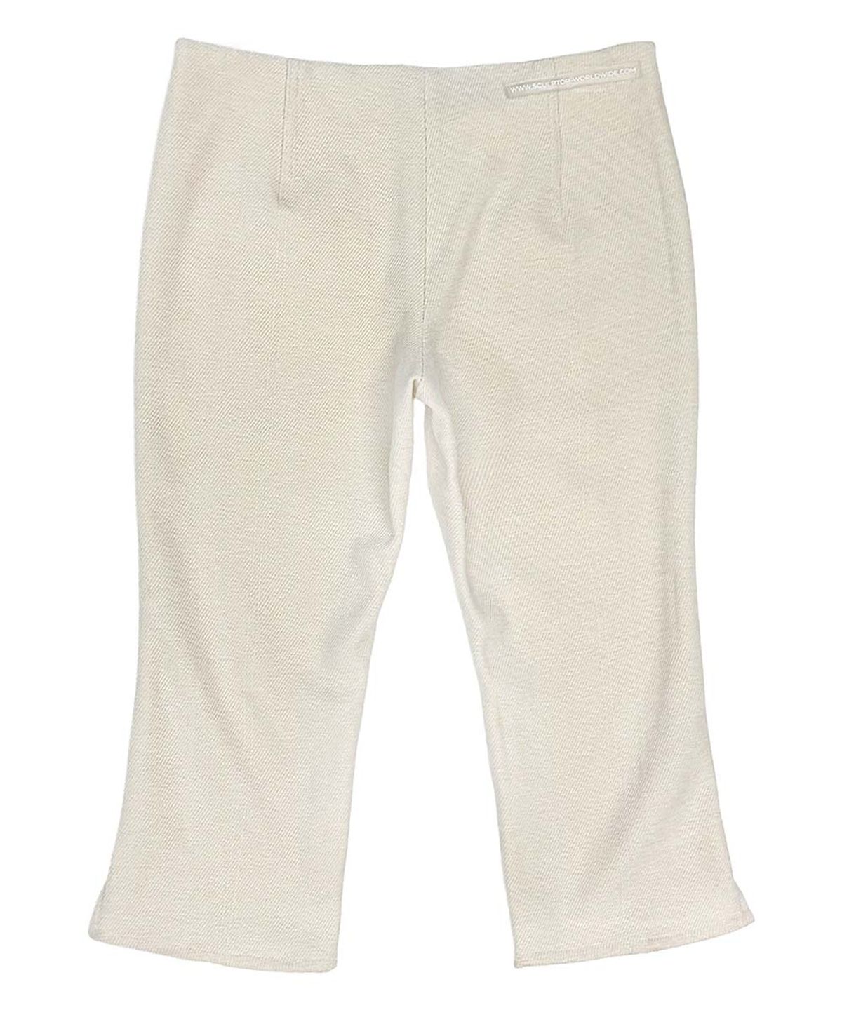 스컬프터(SCULPTOR) Corduroy Capri Pants White