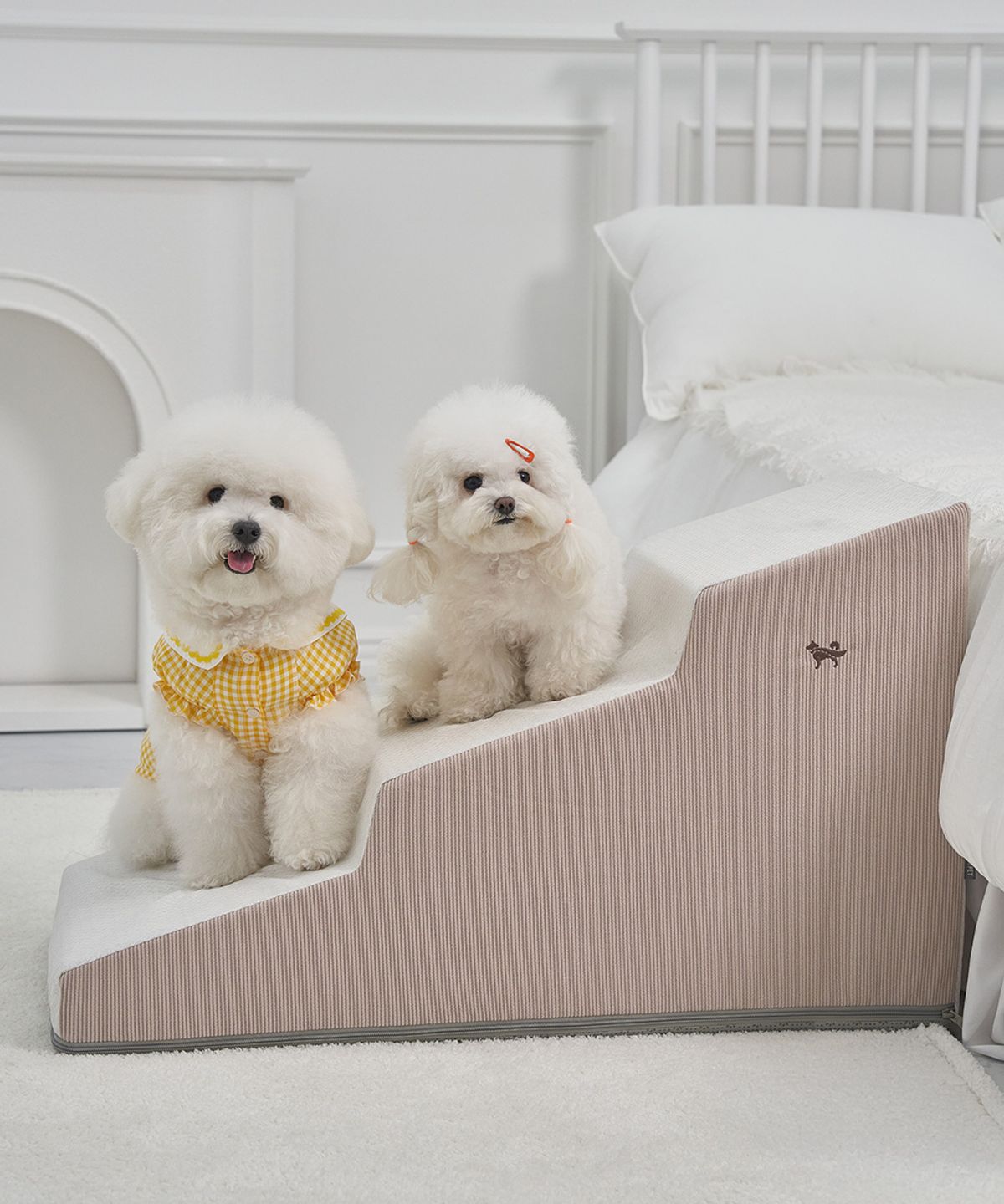 슈퍼펫(SUPERPET) 강아지계단 논슬립 슬개골보호 미끄럼방지 사선스텝