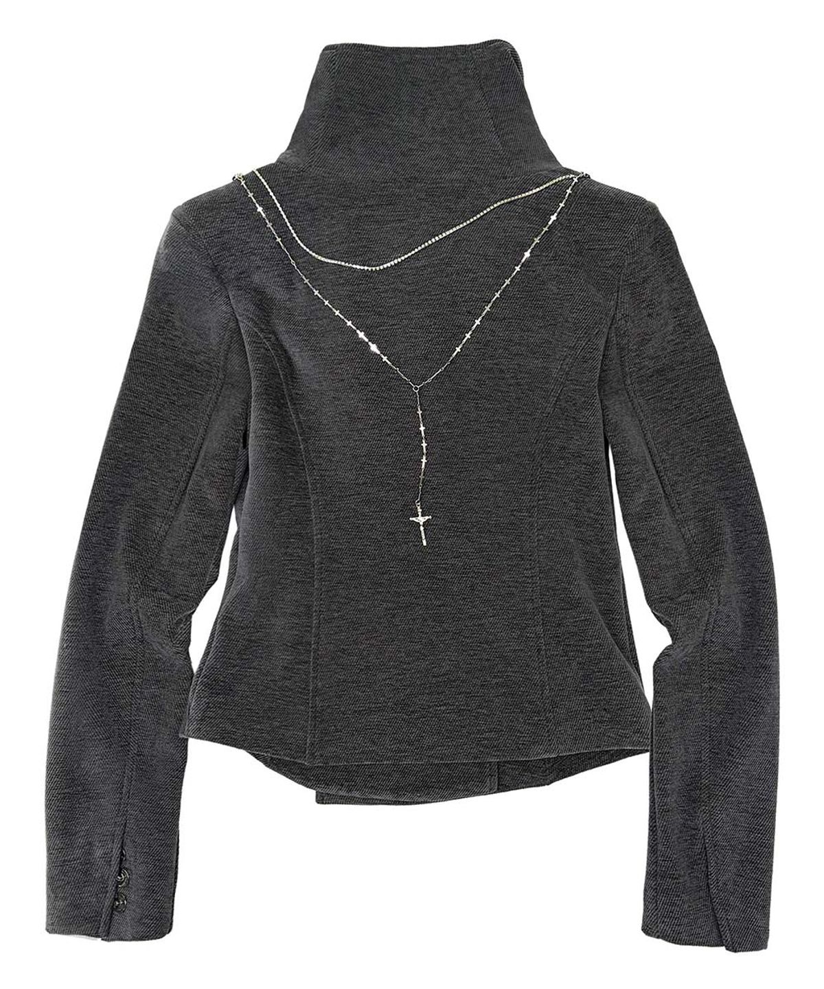 스컬프터(SCULPTOR) Mockneck Corduroy Jacket Charcoal