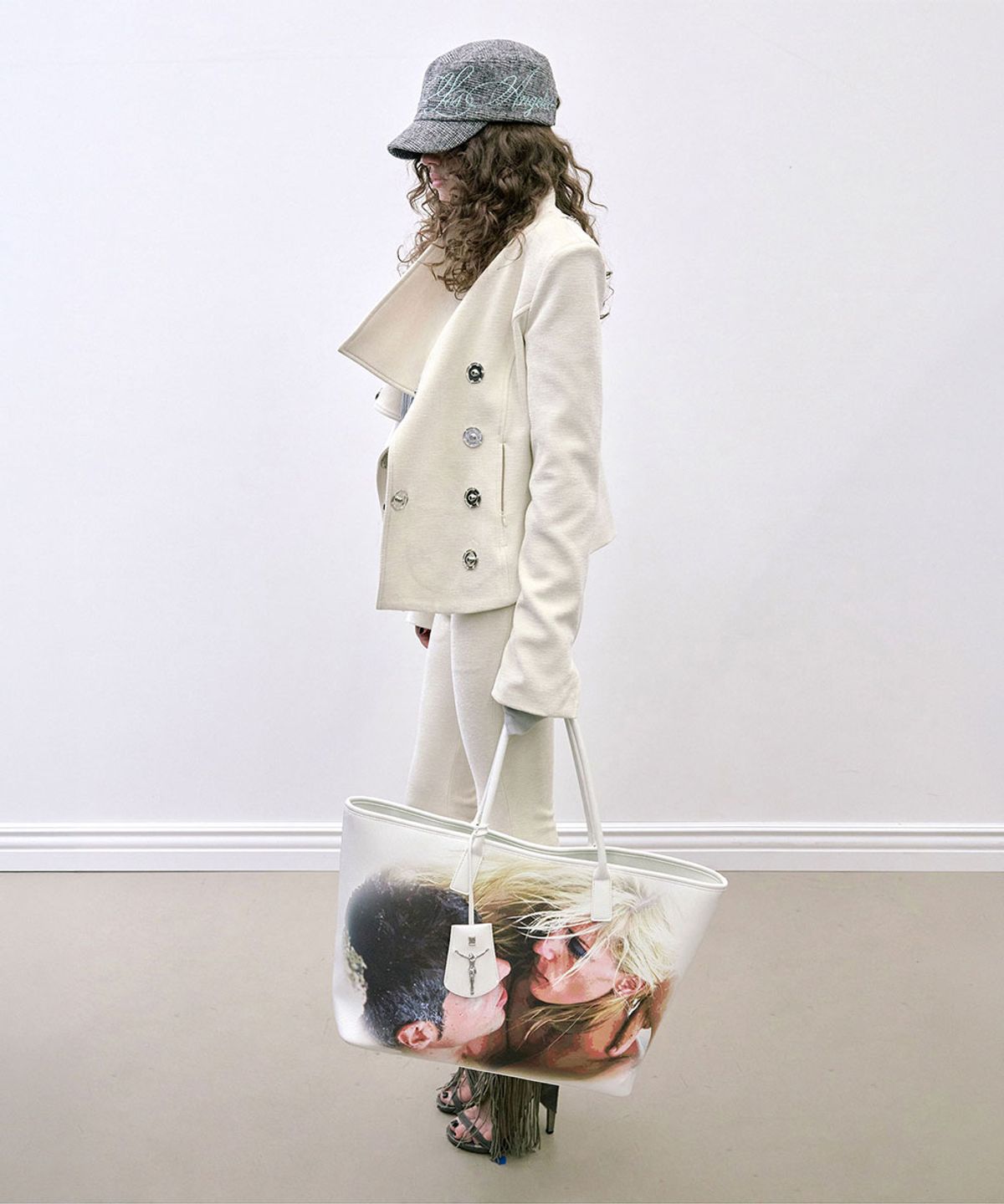 스컬프터(SCULPTOR) Mockneck Corduroy Jacket White