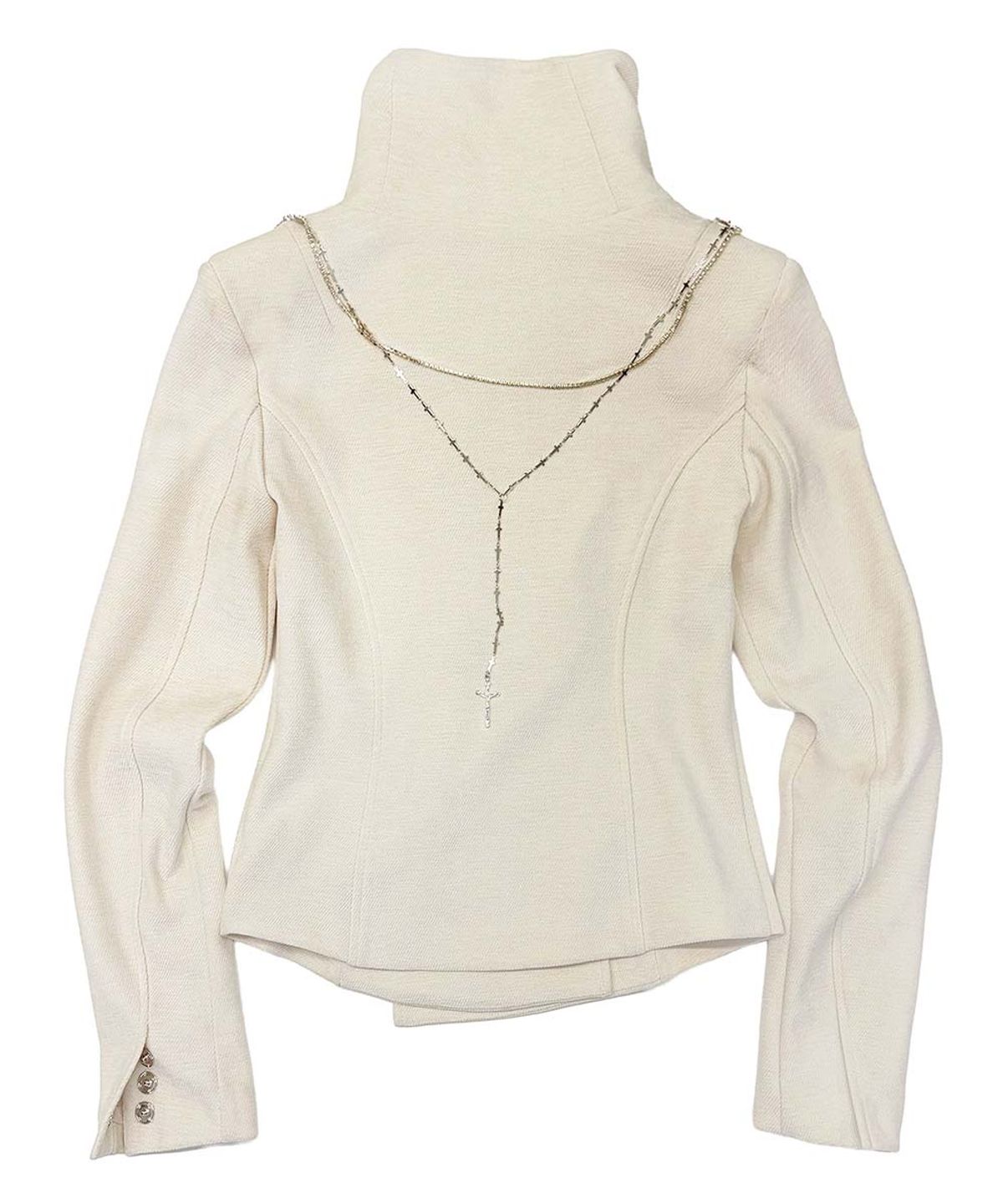 스컬프터(SCULPTOR) Mockneck Corduroy Jacket White