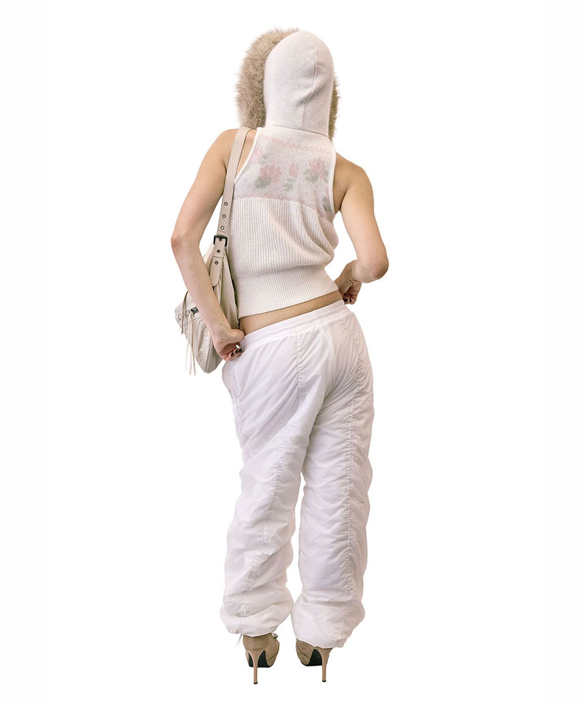 스컬프터(SCULPTOR) Padded Wide Pants White