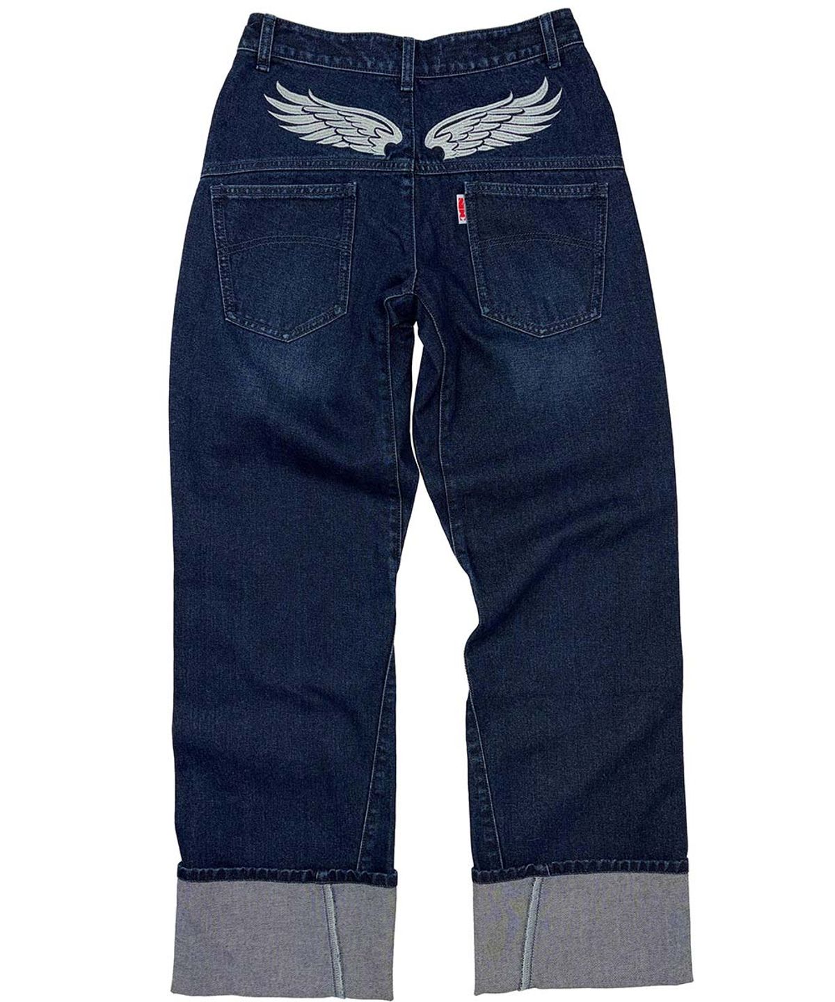스컬프터(SCULPTOR) Angelic Roll Up Denim Deep Blue